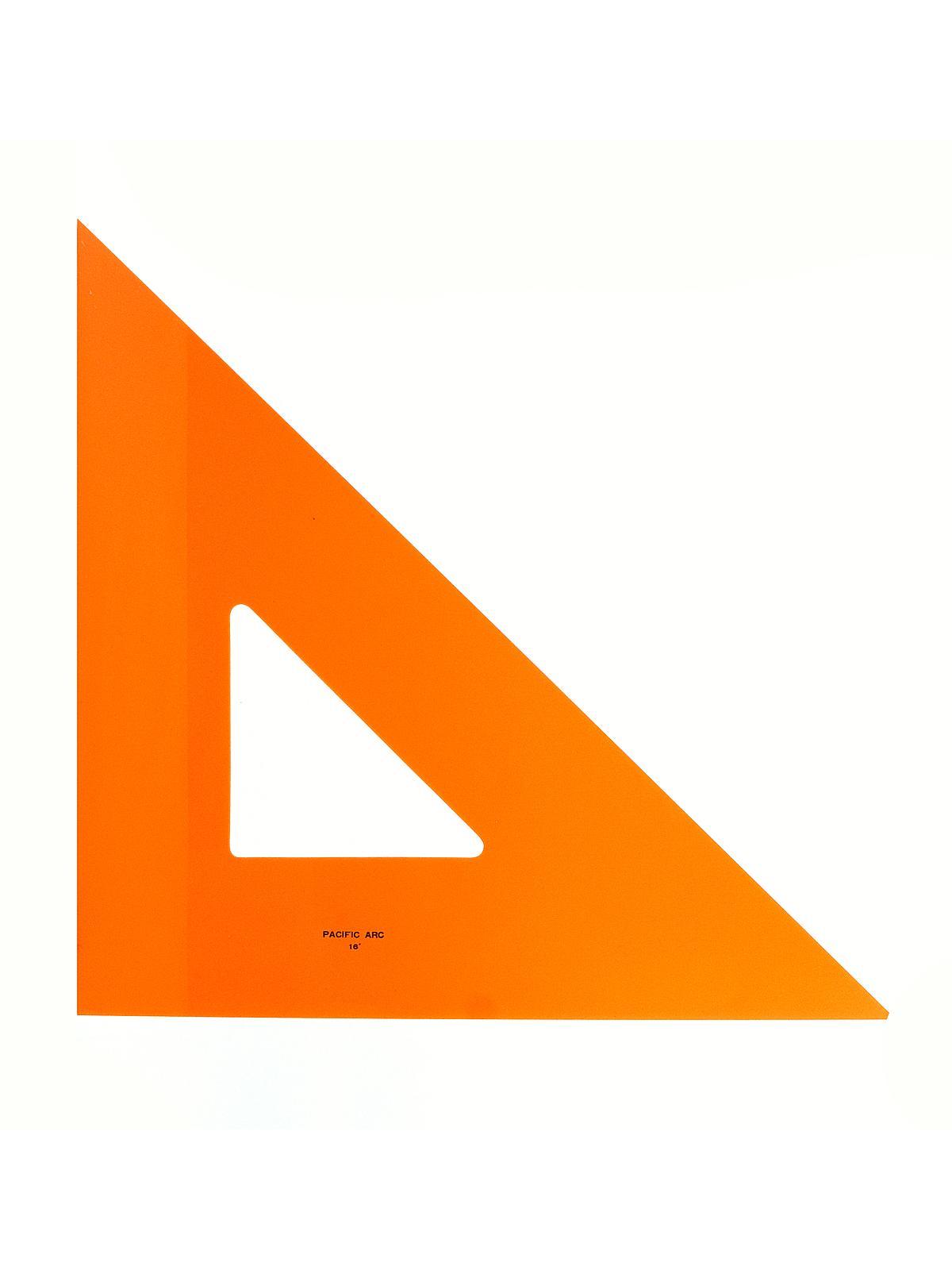 Professional Fluorescent Triangles 16 in. 45 90 degrees
