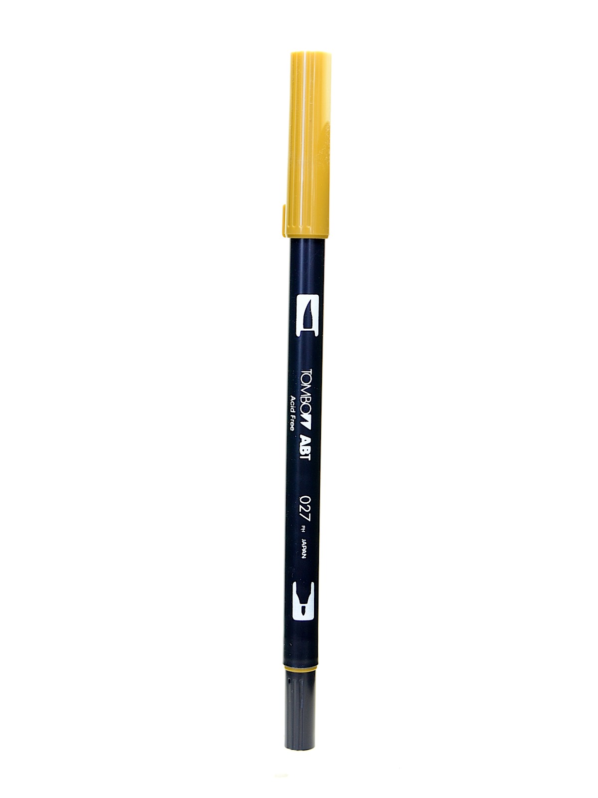 Dual End Brush Pen dark ochre 027
