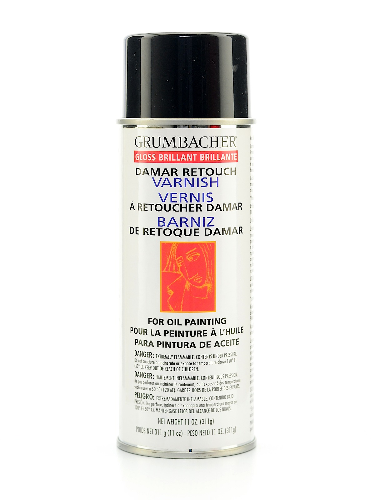 Damar Retouch Varnish Spray 11 oz.