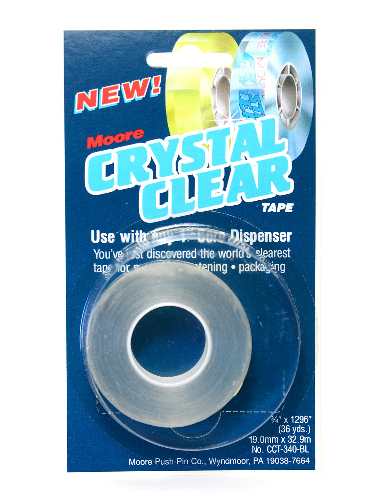 Crystal Clear Tape 3 4 In. X 1296 In. Refill With 1 In. Core