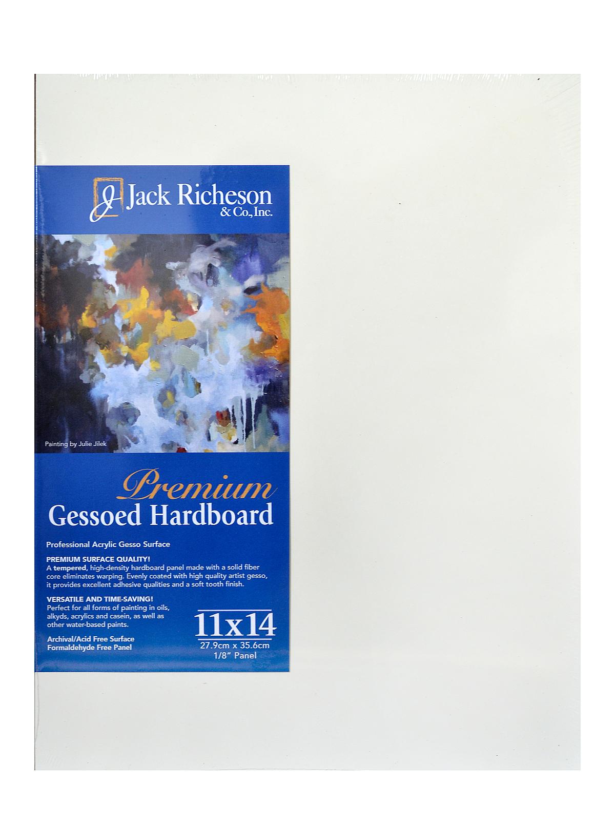 Gessoed 1 8 in. Hardboard Panels 11 in. x 14 in. white