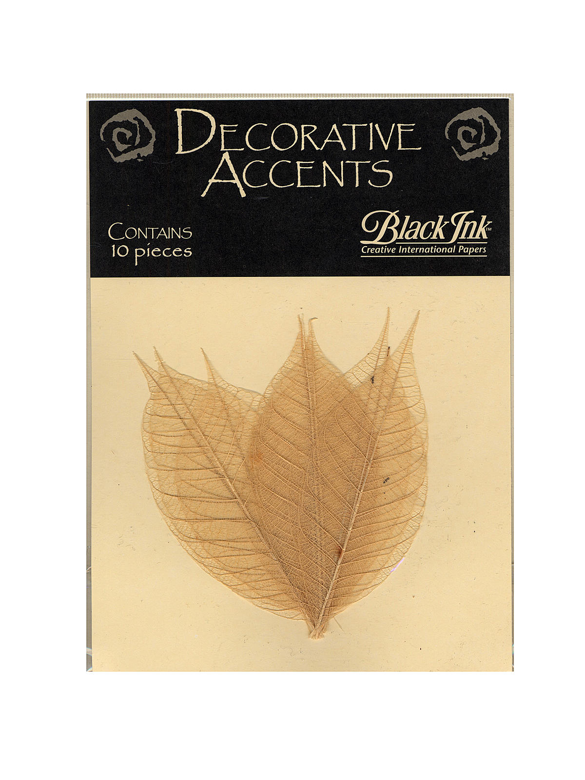 Decorative Accents Rubber Tree Leaves 3 In. Natural Pack Of 10
