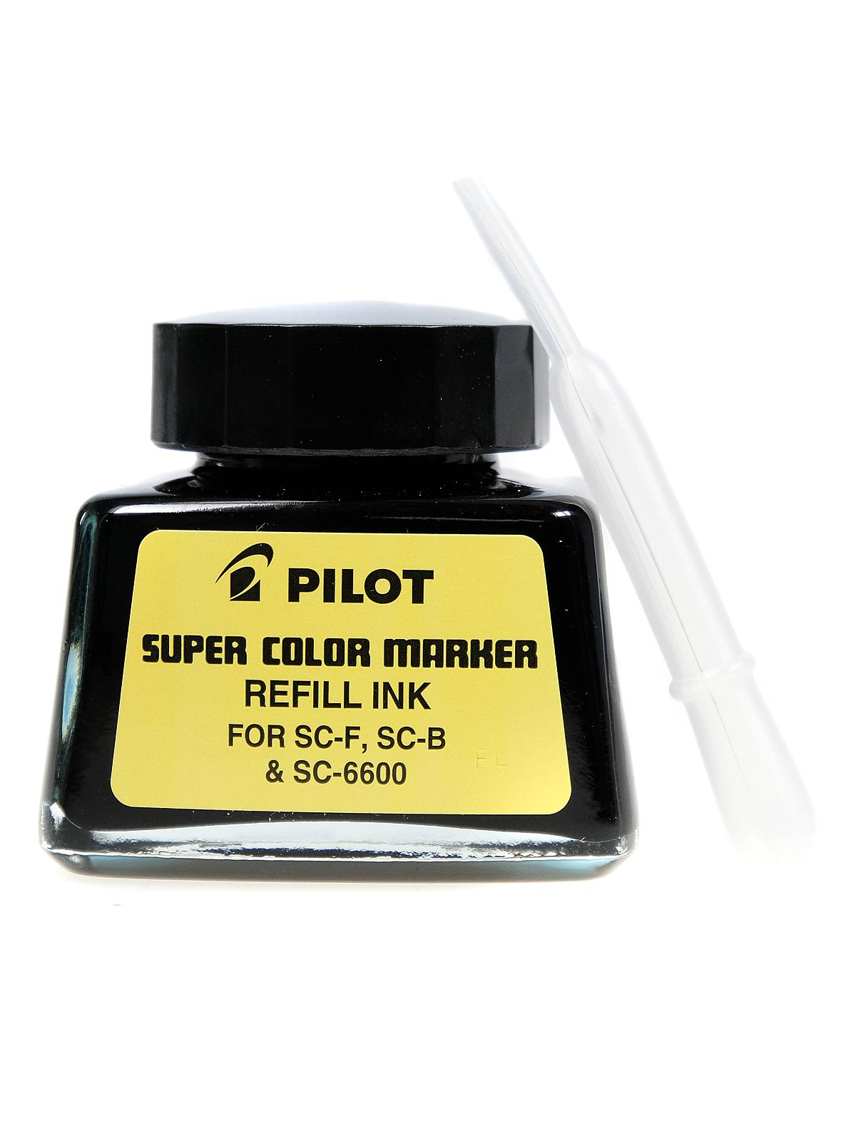 Super Color Permanent Markers black refill ink