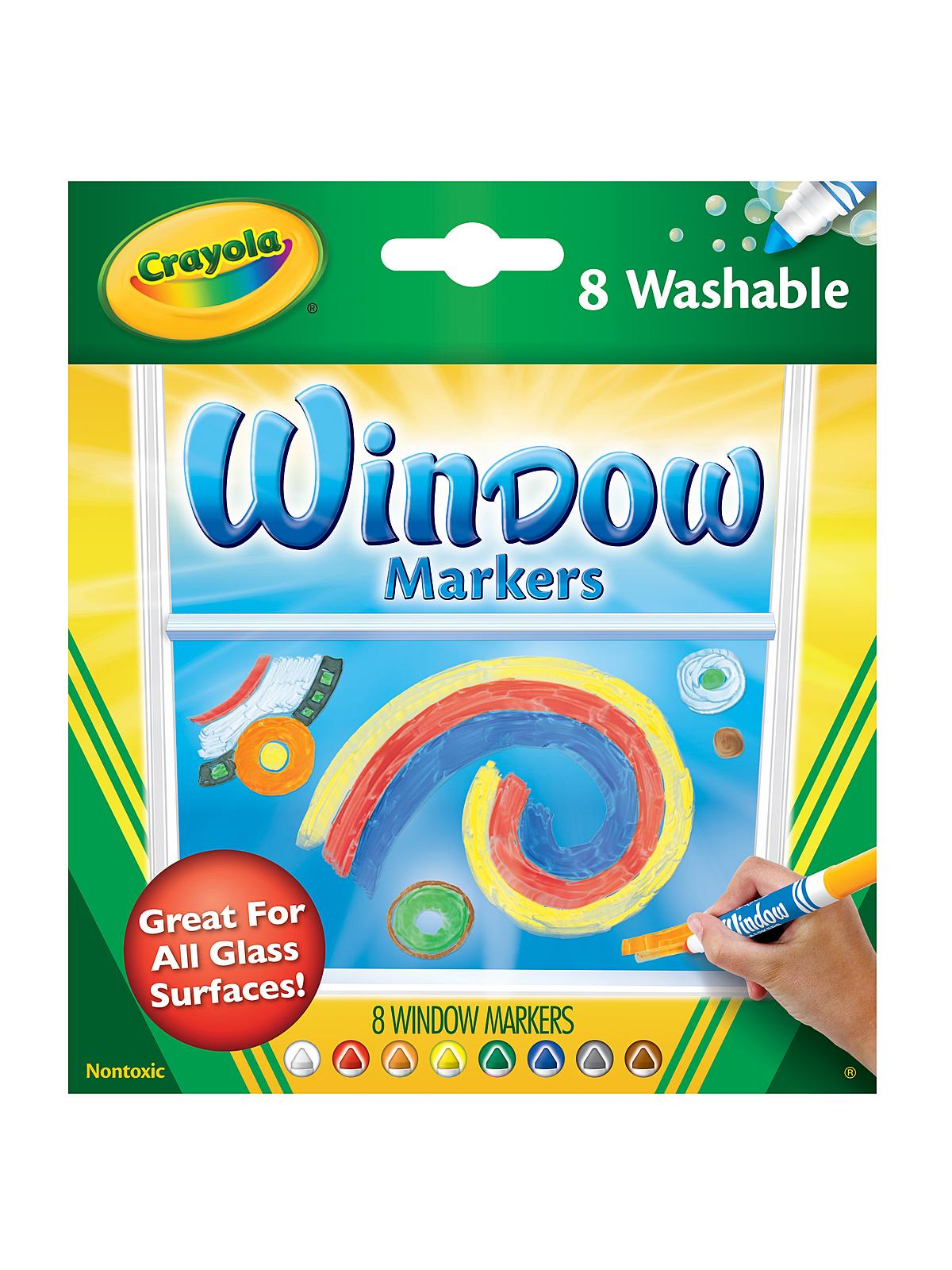 Washable Window Markers set of 8