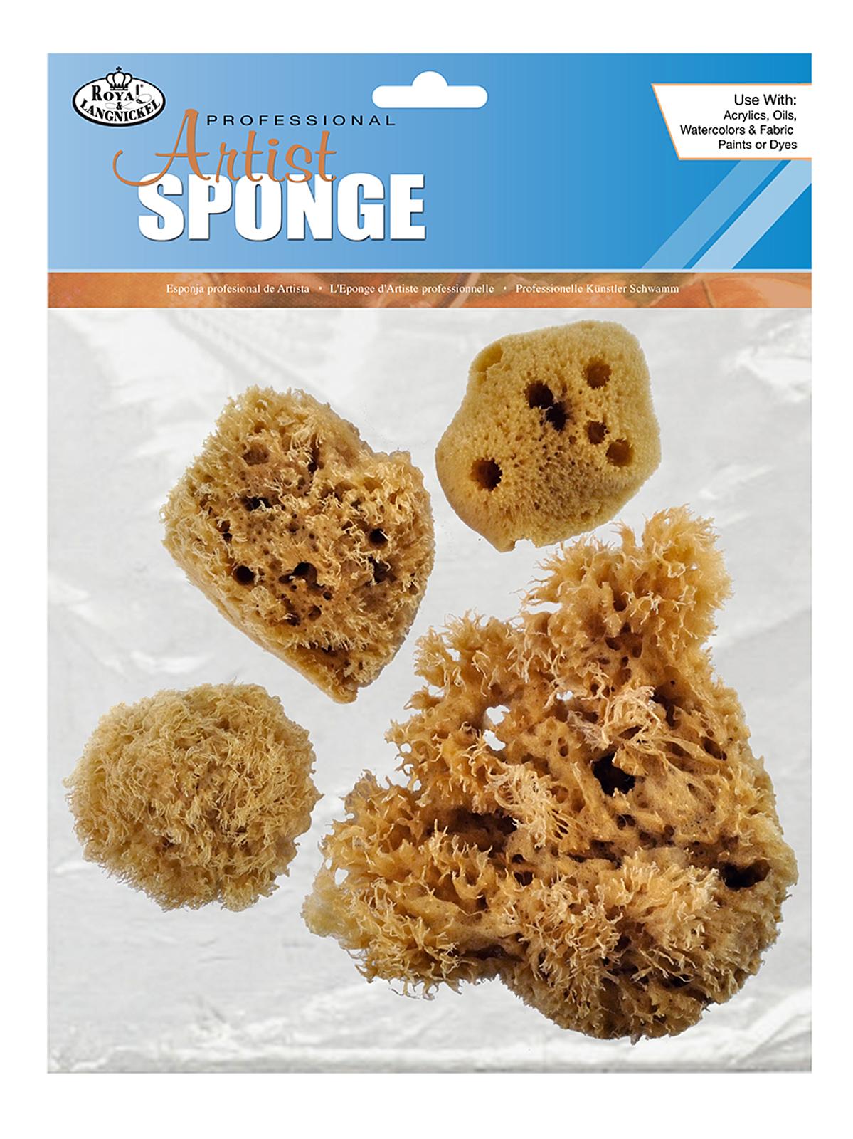 Sea Silk Sponges pack of 4