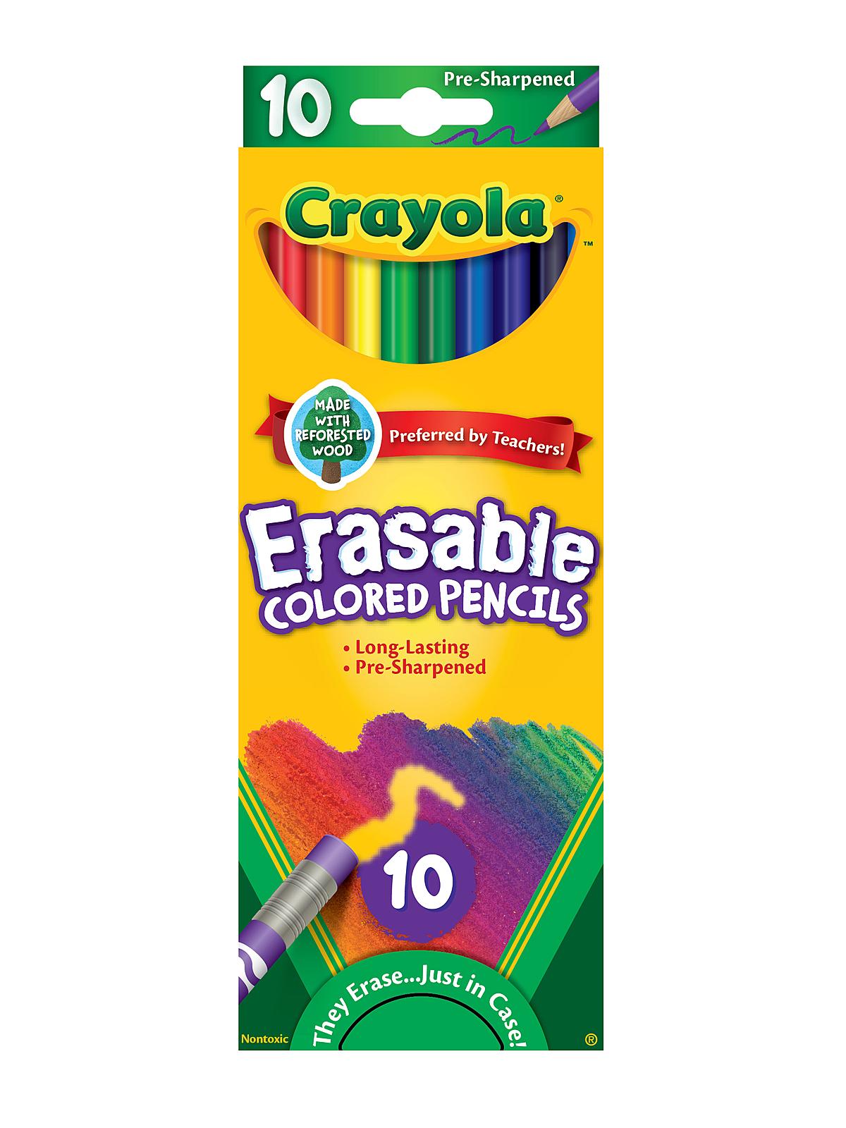 Erasable Colored Pencils Set Of 10
