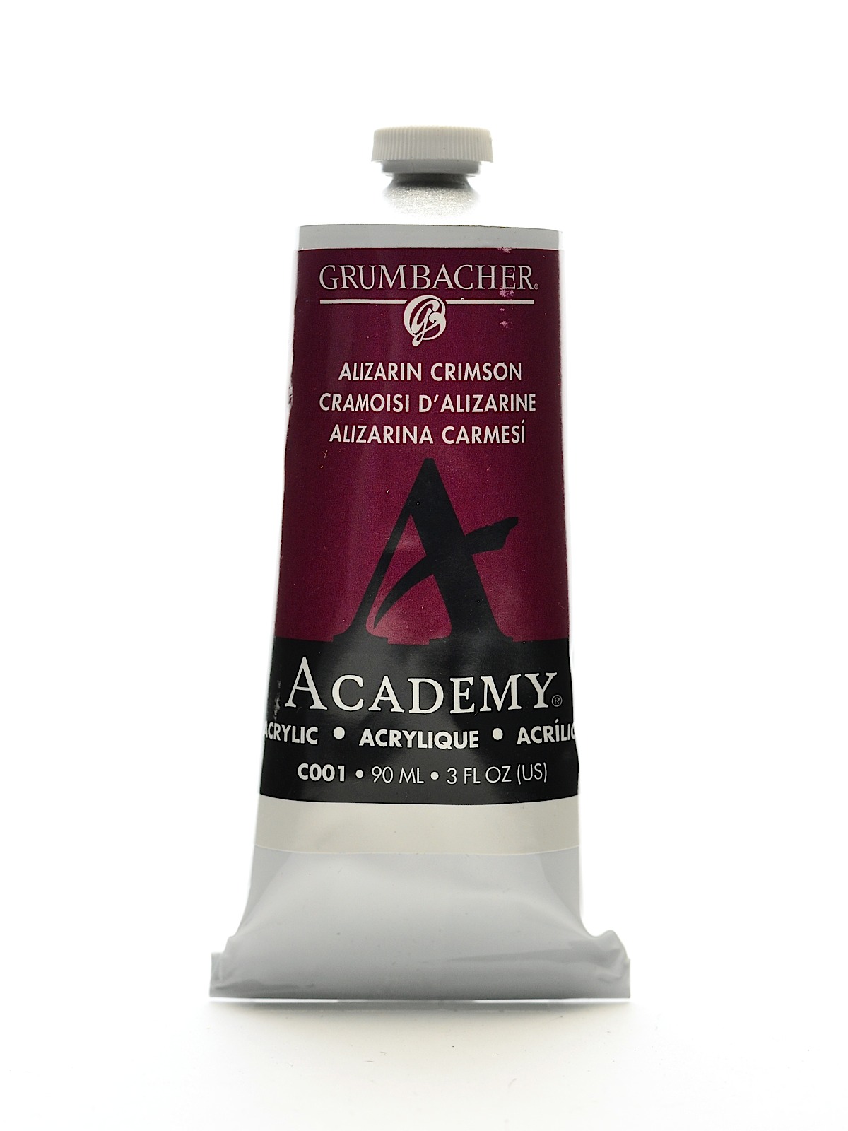 Academy Acrylic Colors Alizarin Crimson 3 Oz. (90 Ml)