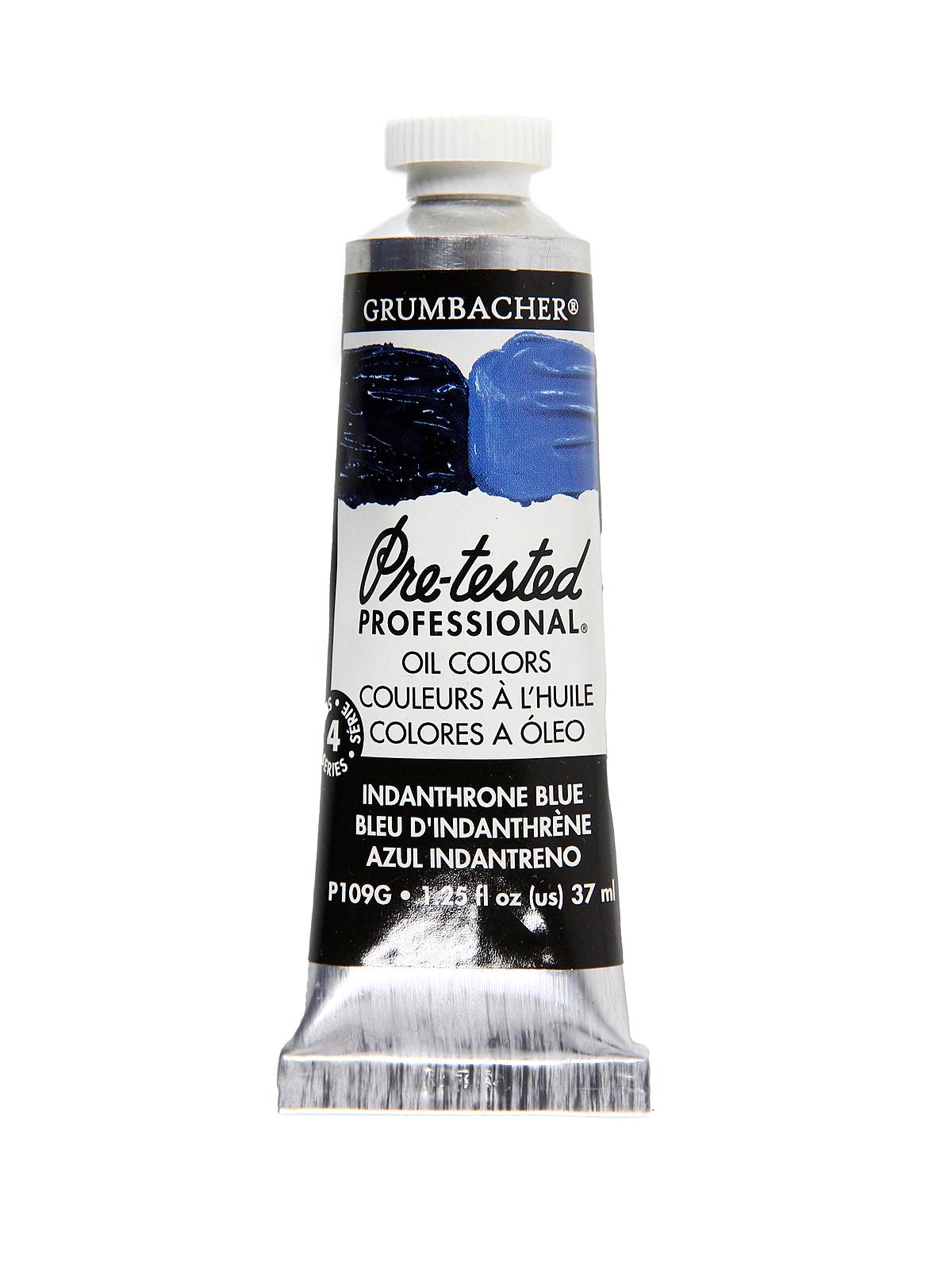 Pre-Tested Artists Oil Colors indanthrone blue P109 1.25 oz.