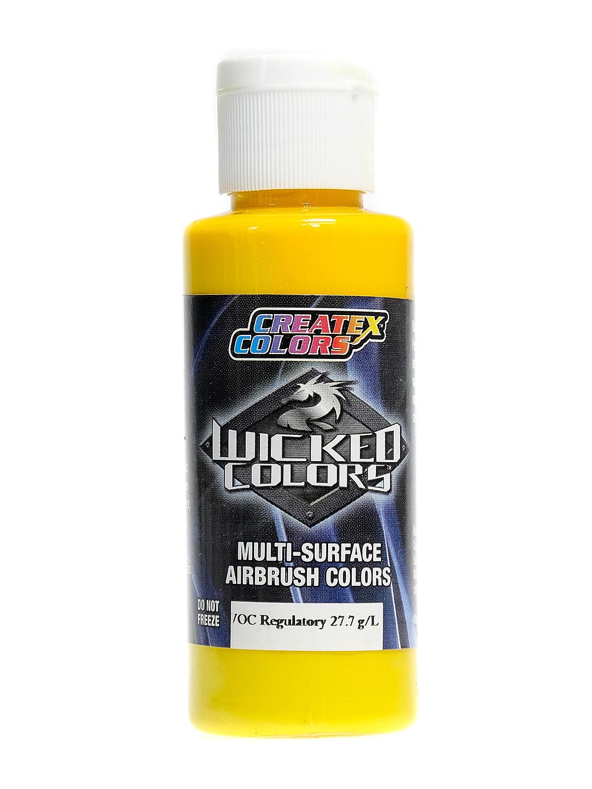 Wicked Colors pearl yellow 2 oz.