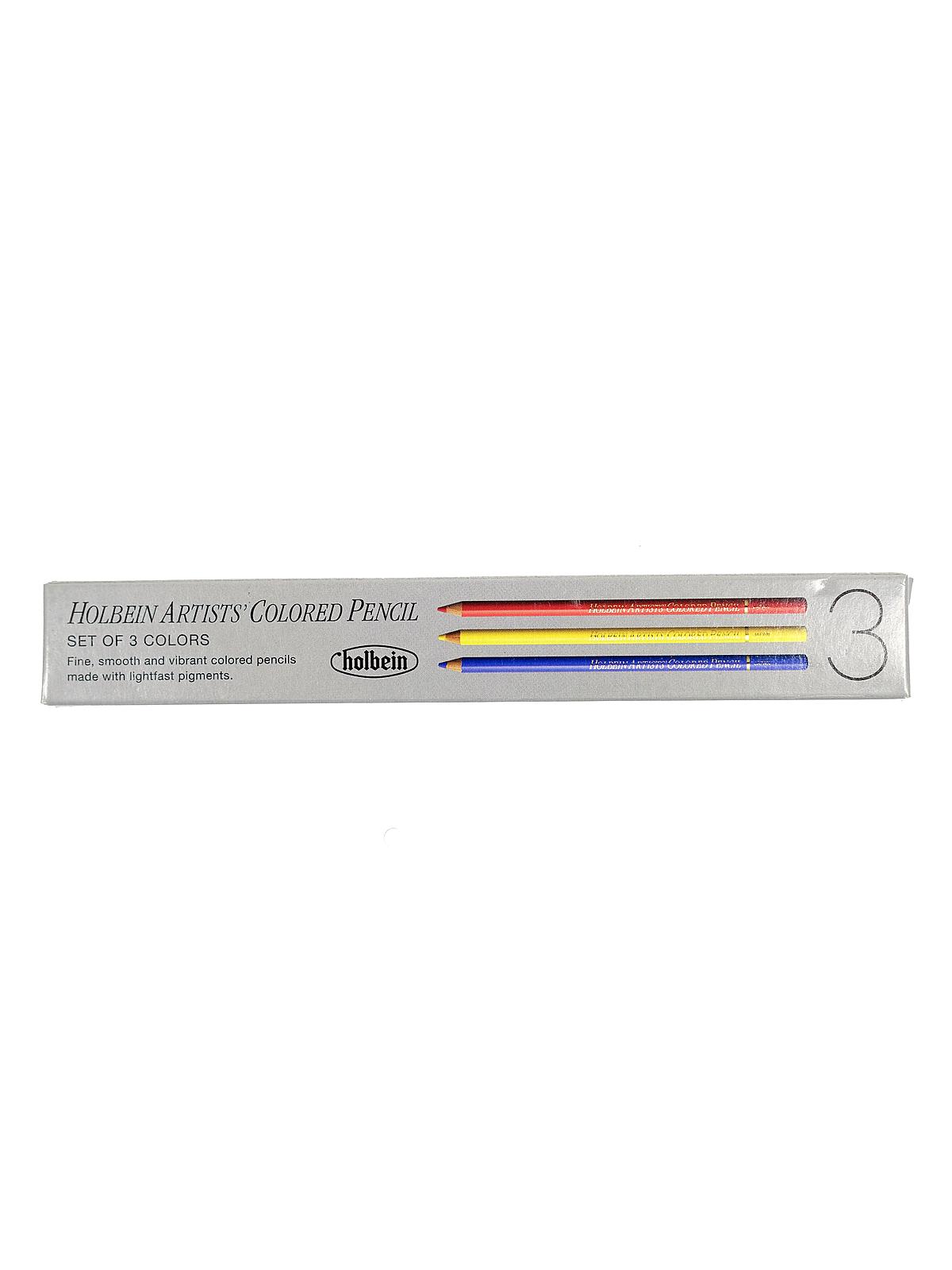 Colored Pencil Sets sample set of 3