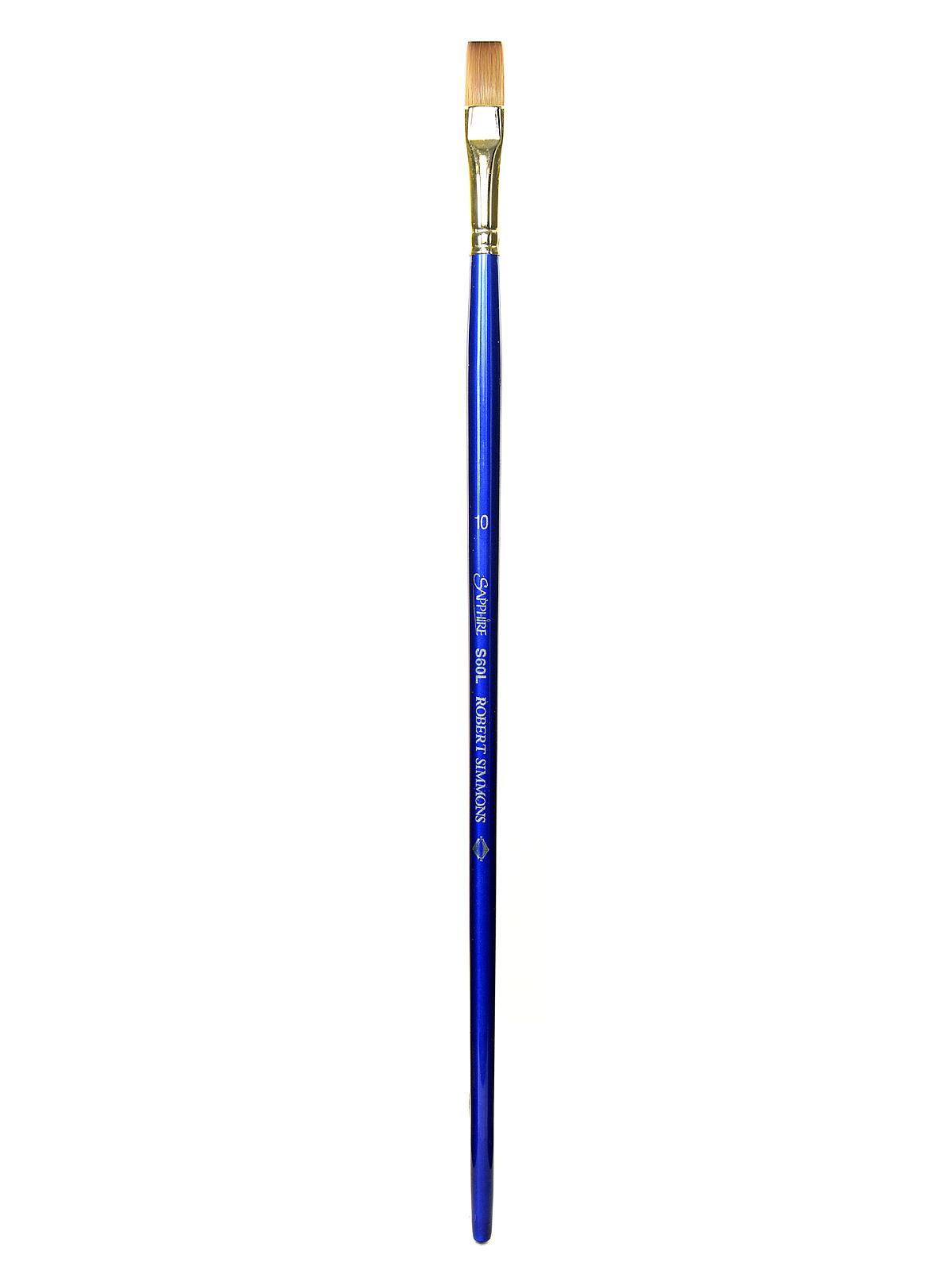 Sapphire Series Synthetic Brushes Long Handle 10 Bright