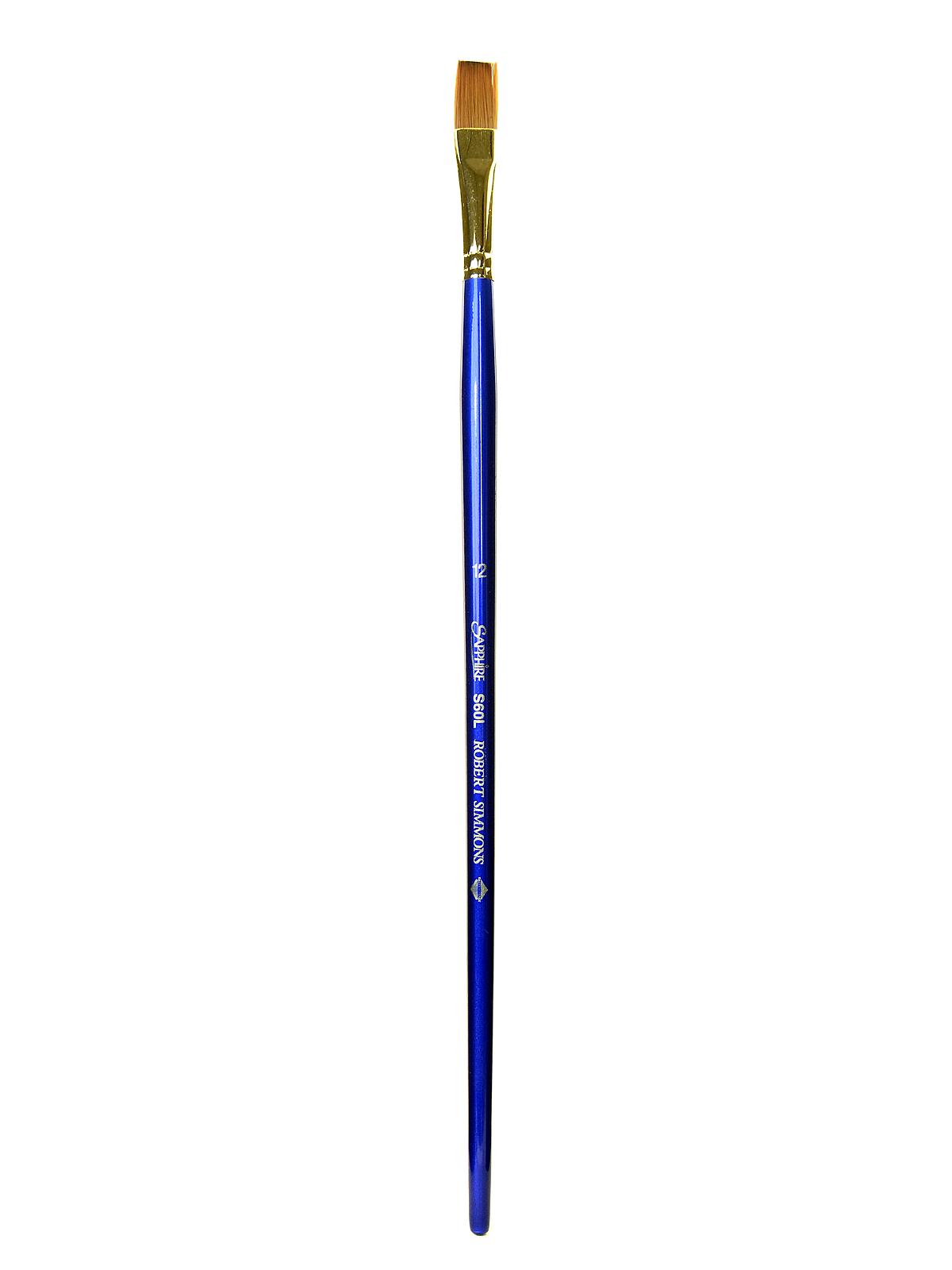 Sapphire Series Synthetic Brushes Long Handle 12 Bright