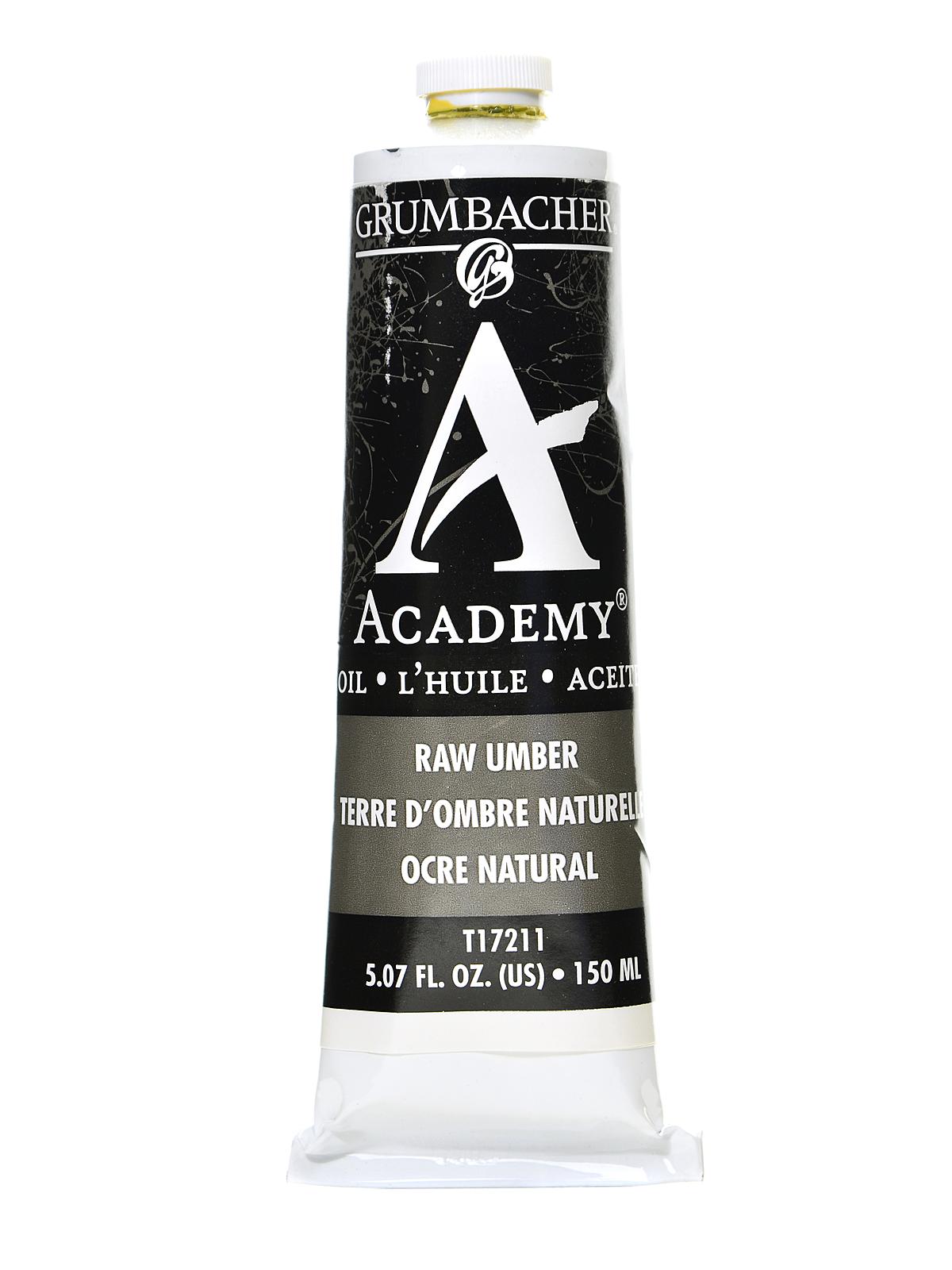 Academy Oil Colors raw umber 5.07 oz.