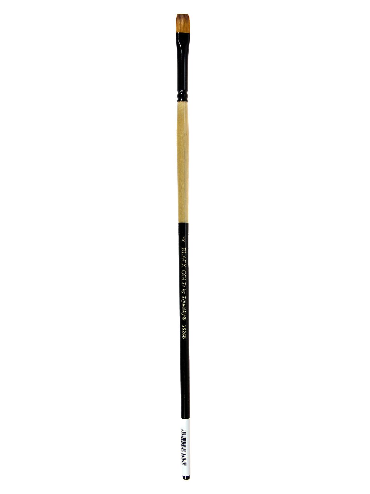Black Gold Series Long Handled Synthetic Brushes 4 bright 1526B