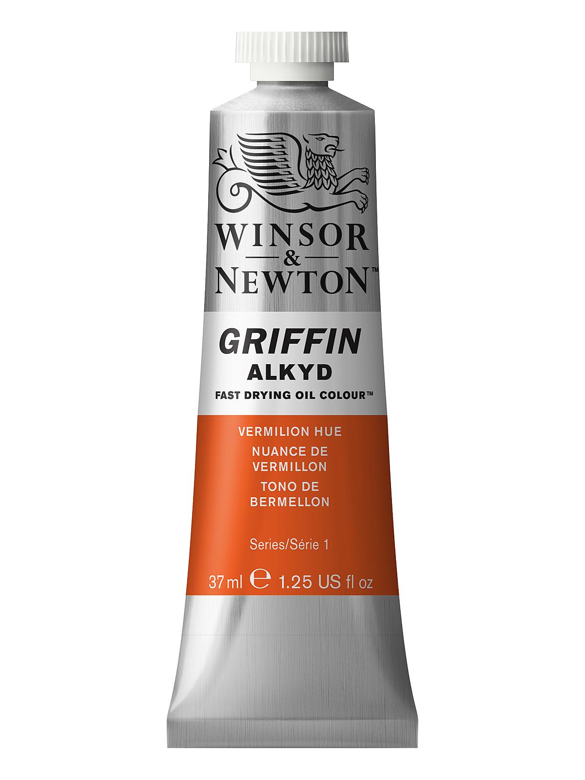 Griffin Alkyd Oil Colours vermillion hue 37 ml 680