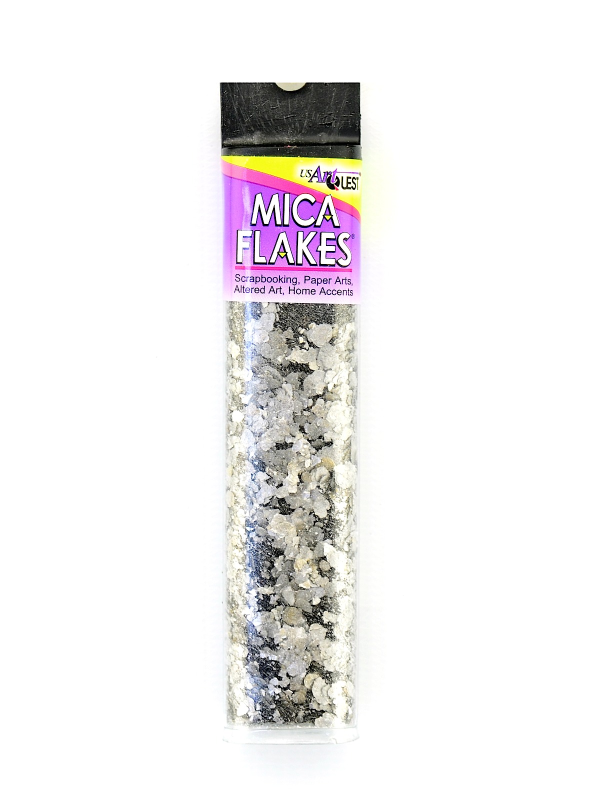 Mica Flakes medium silver each