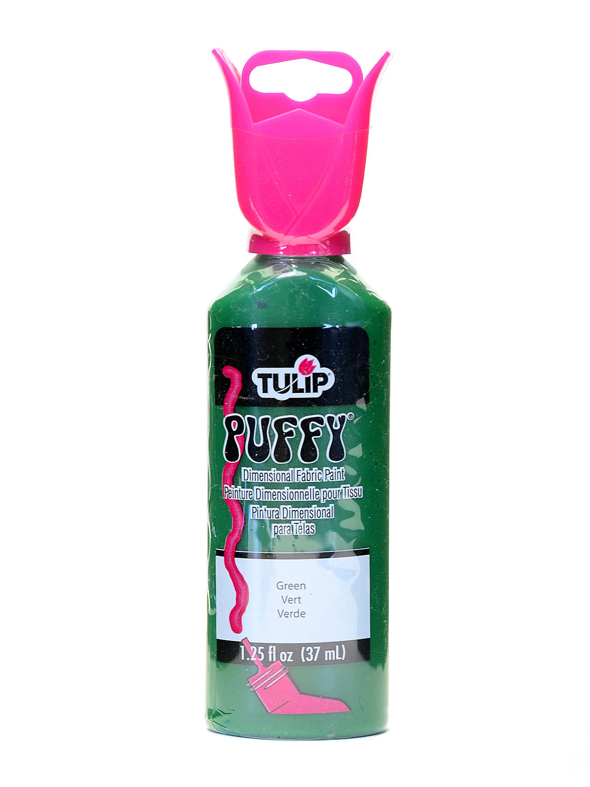Puffy Dimensional Fabric Paint green 1 1 4 oz.