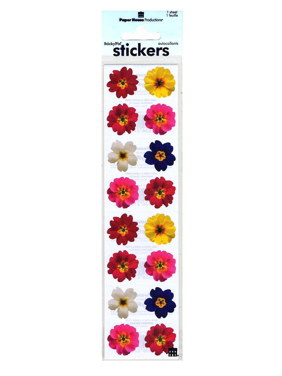 Sticky Pix Stickers primroses