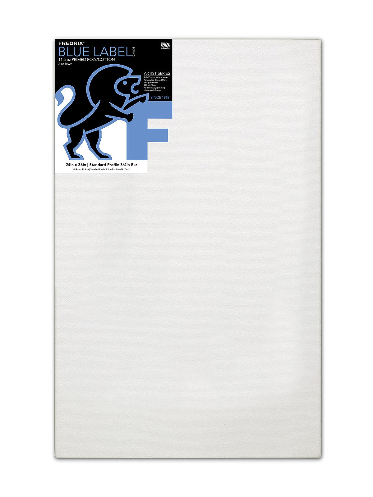 Blue Label Ultra-Smooth Stretched Artist Canvas 24 in. x 36 in. each standard