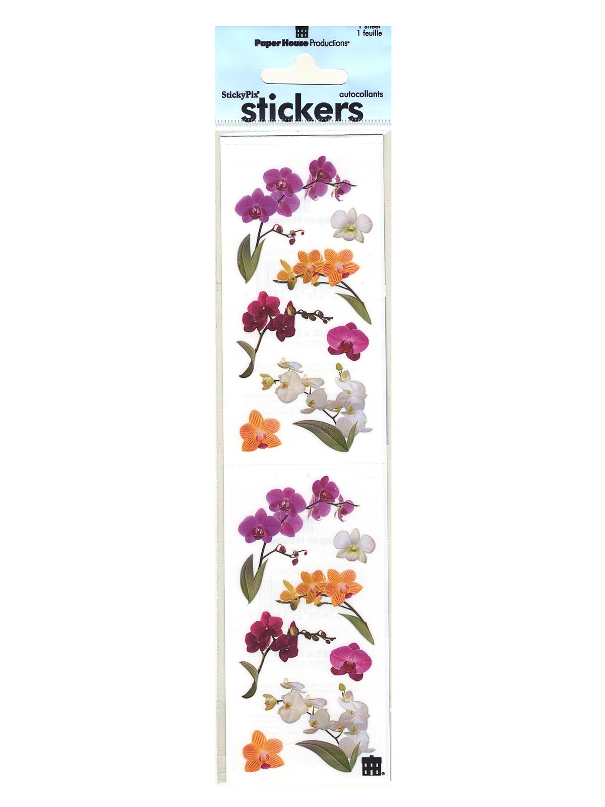 Sticky Pix Stickers Orchids