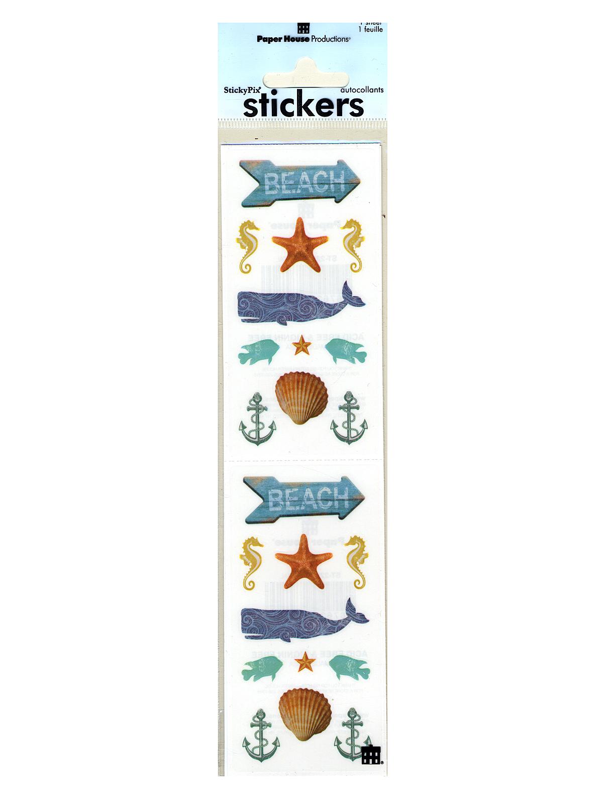 Sticky Pix Stickers coastal