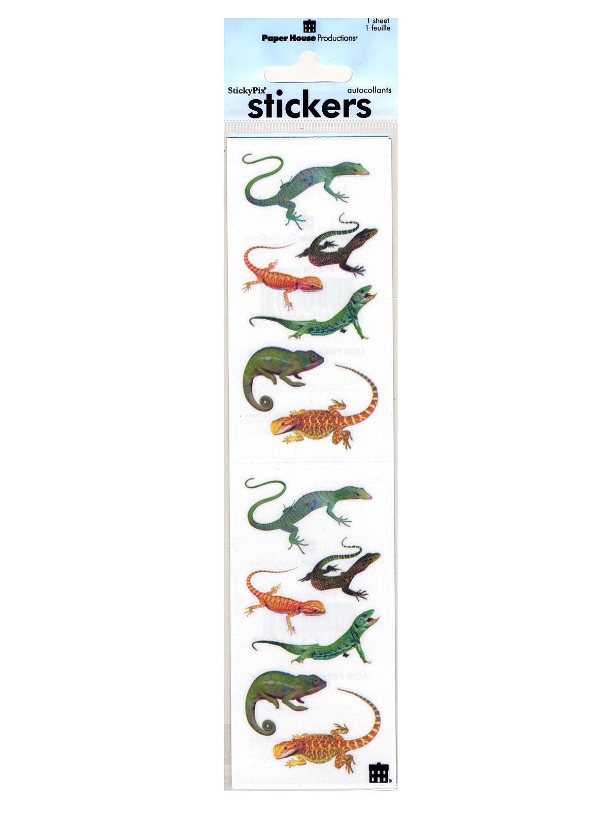 Sticky Pix Stickers Lizards