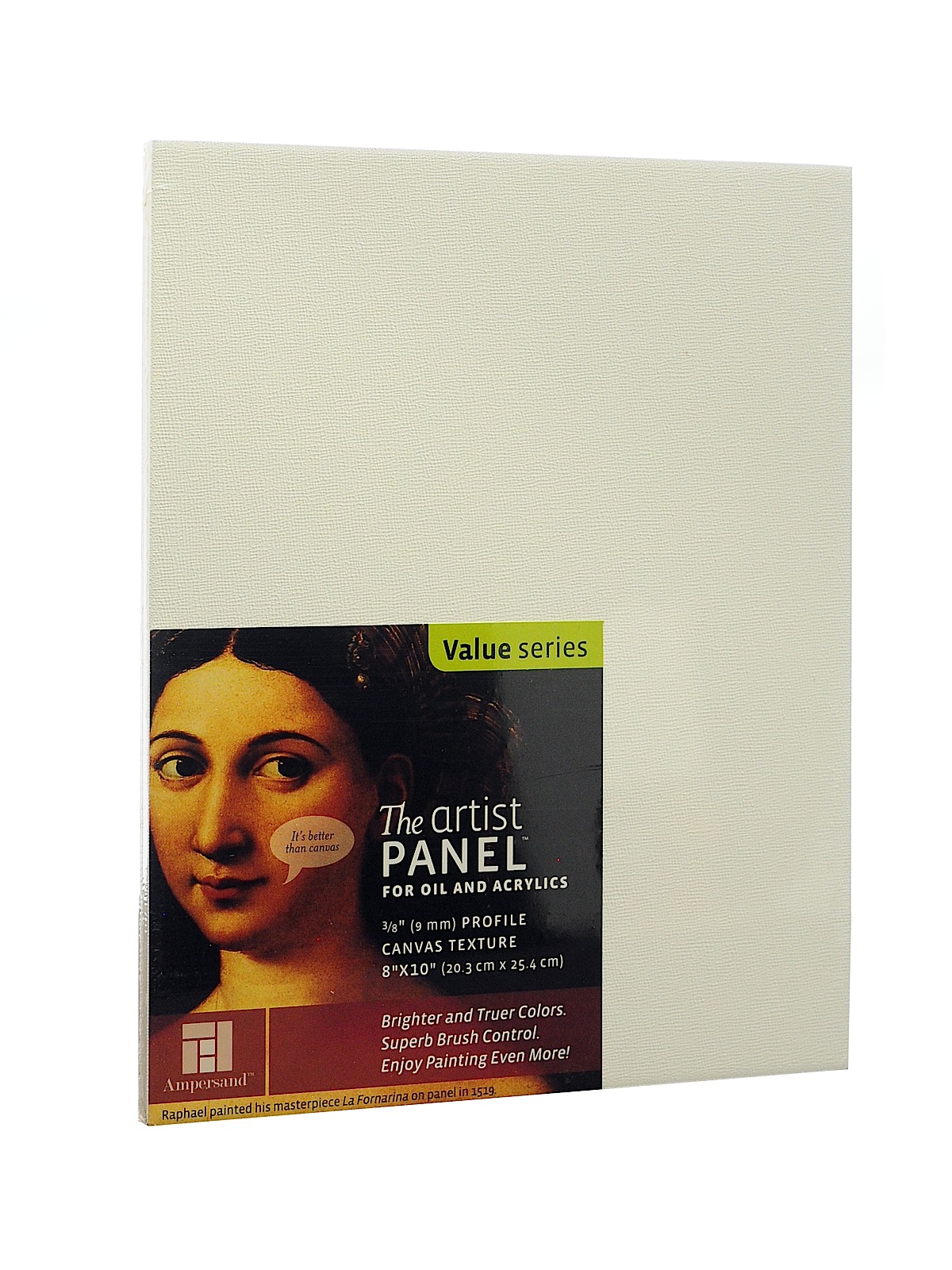 The Artist Panel Canvas Texture Flat Profile 8 in. x 10 in. 3 8 in.