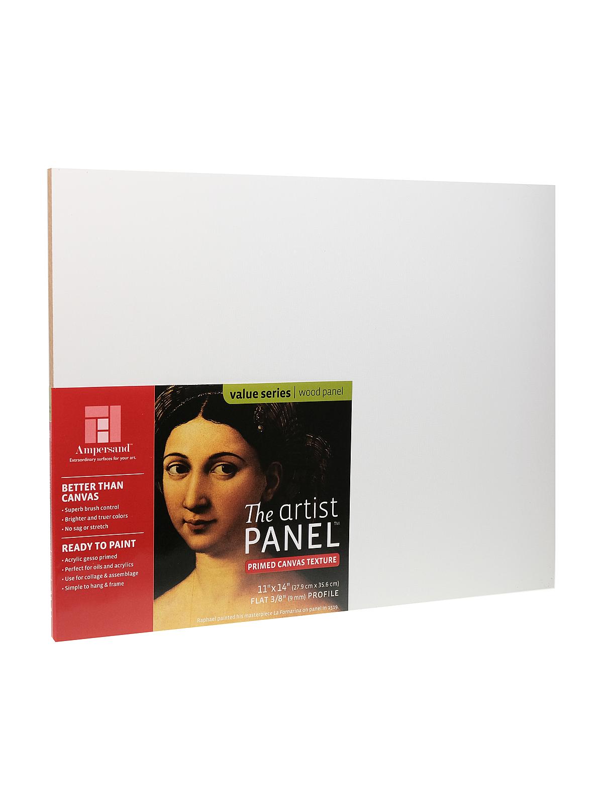 The Artist Panel Canvas Texture Flat Profile 11 In. X 14 In. 3 8 In.