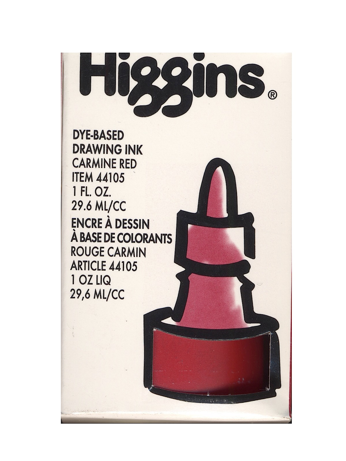 Color Drawing Inks carmine red Dye Based   Non-Waterproof 1 oz.