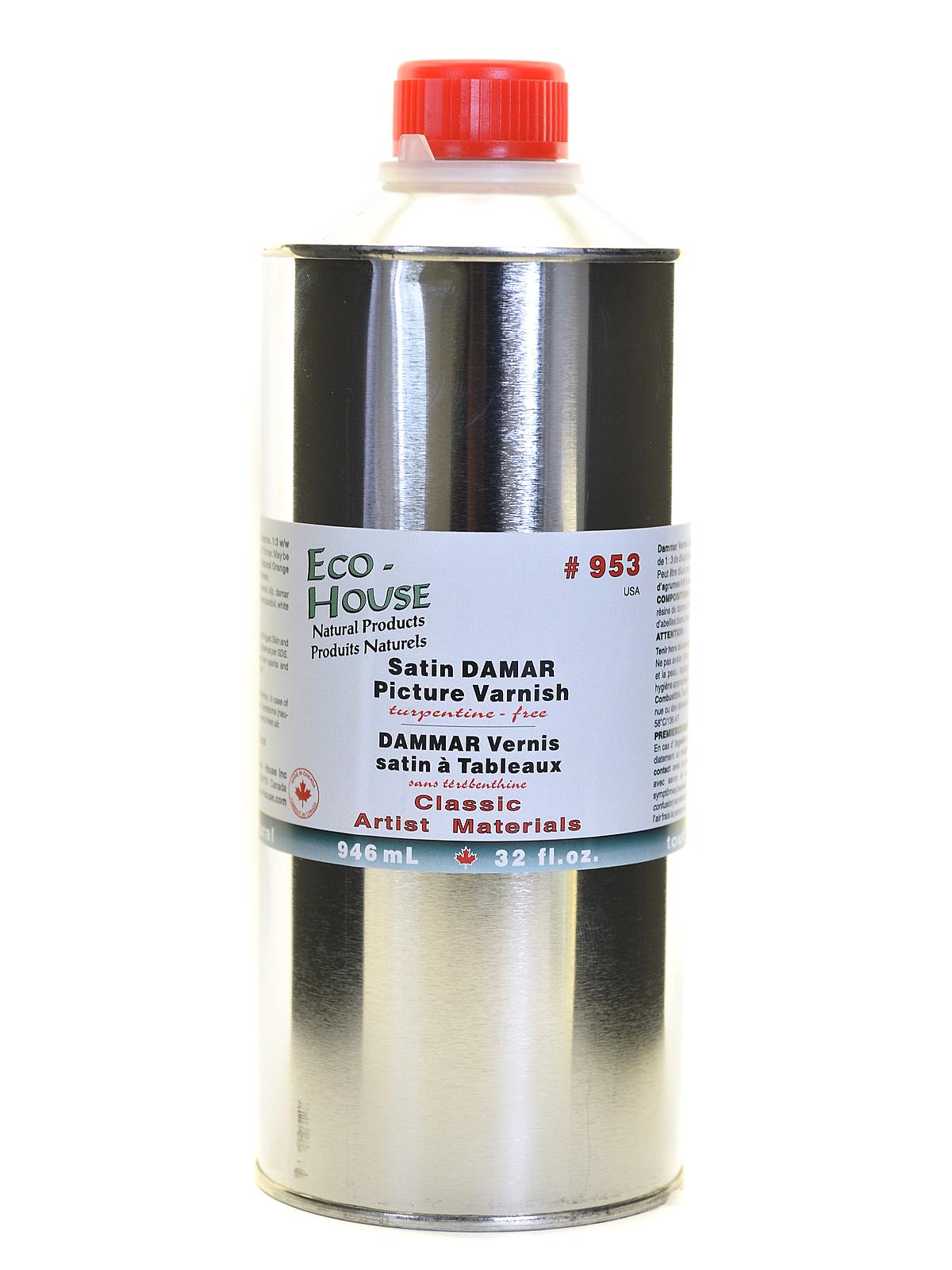 Damar Satin Varnish 32 oz.