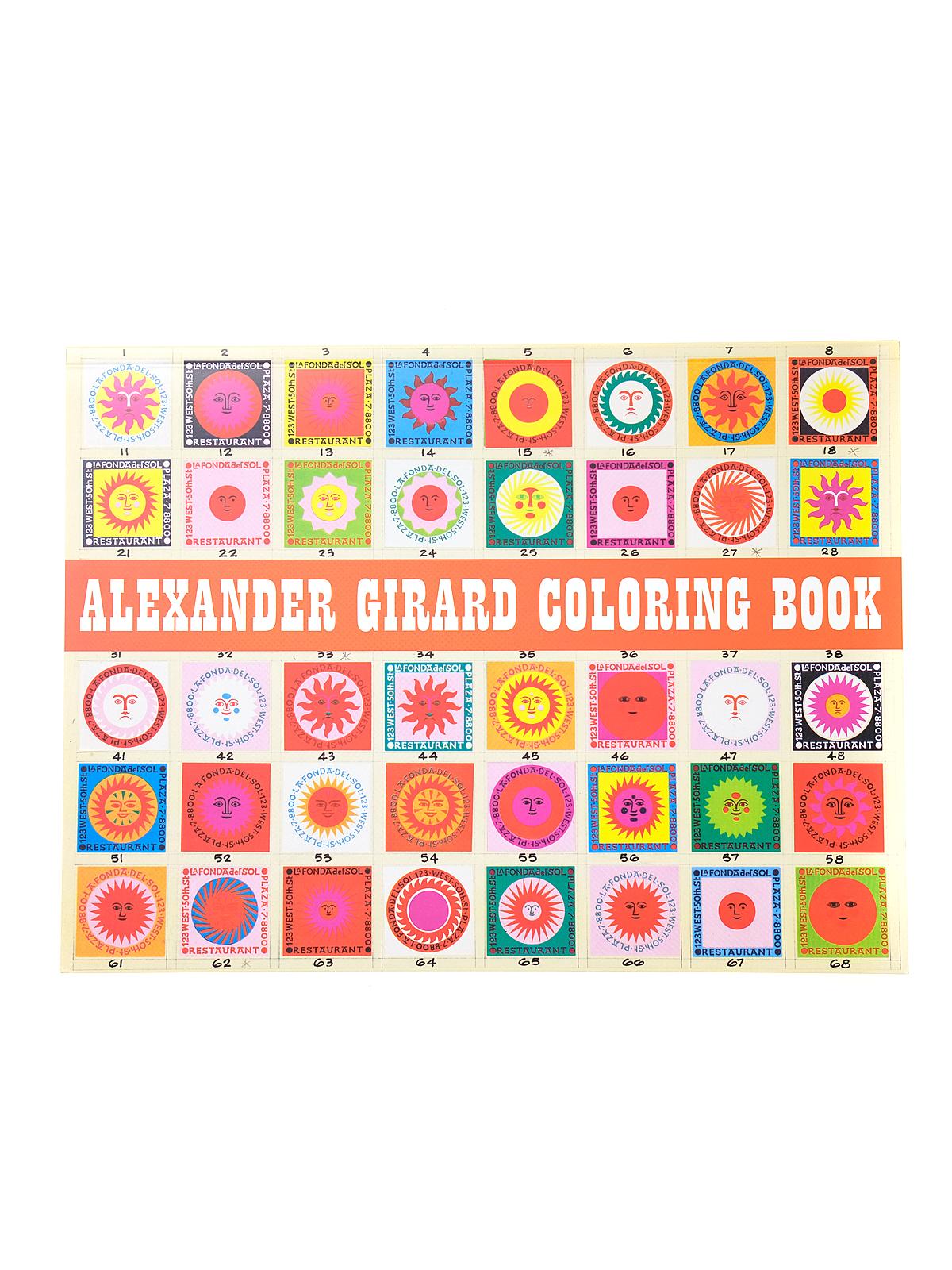Alexander Girard Coloring Book Each