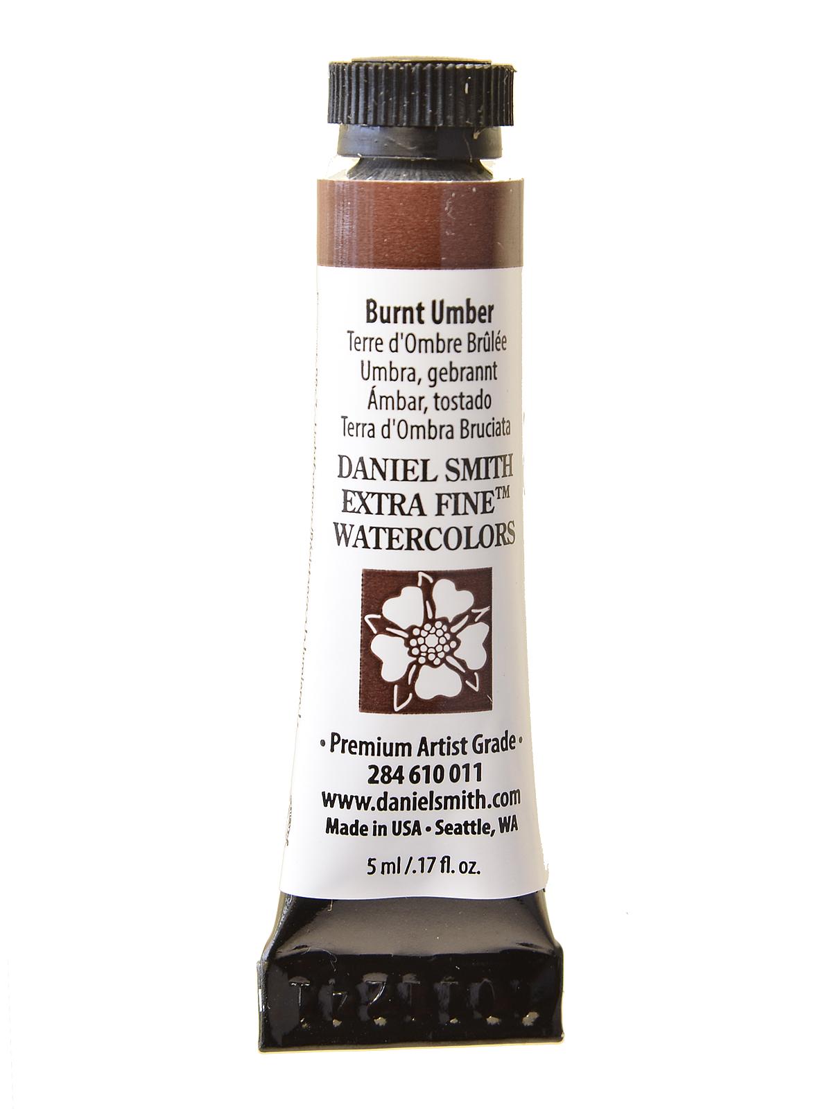 Extra Fine Watercolors burnt umber 5 ml