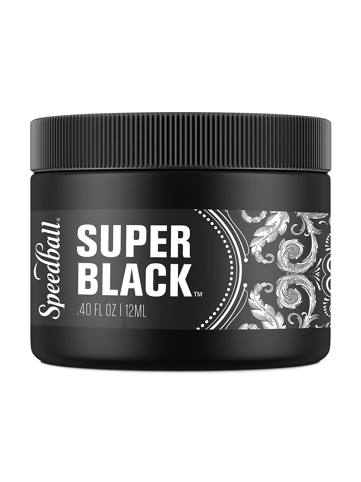 Pigmented Acrylic Ink super black 12 ml (.50 oz)