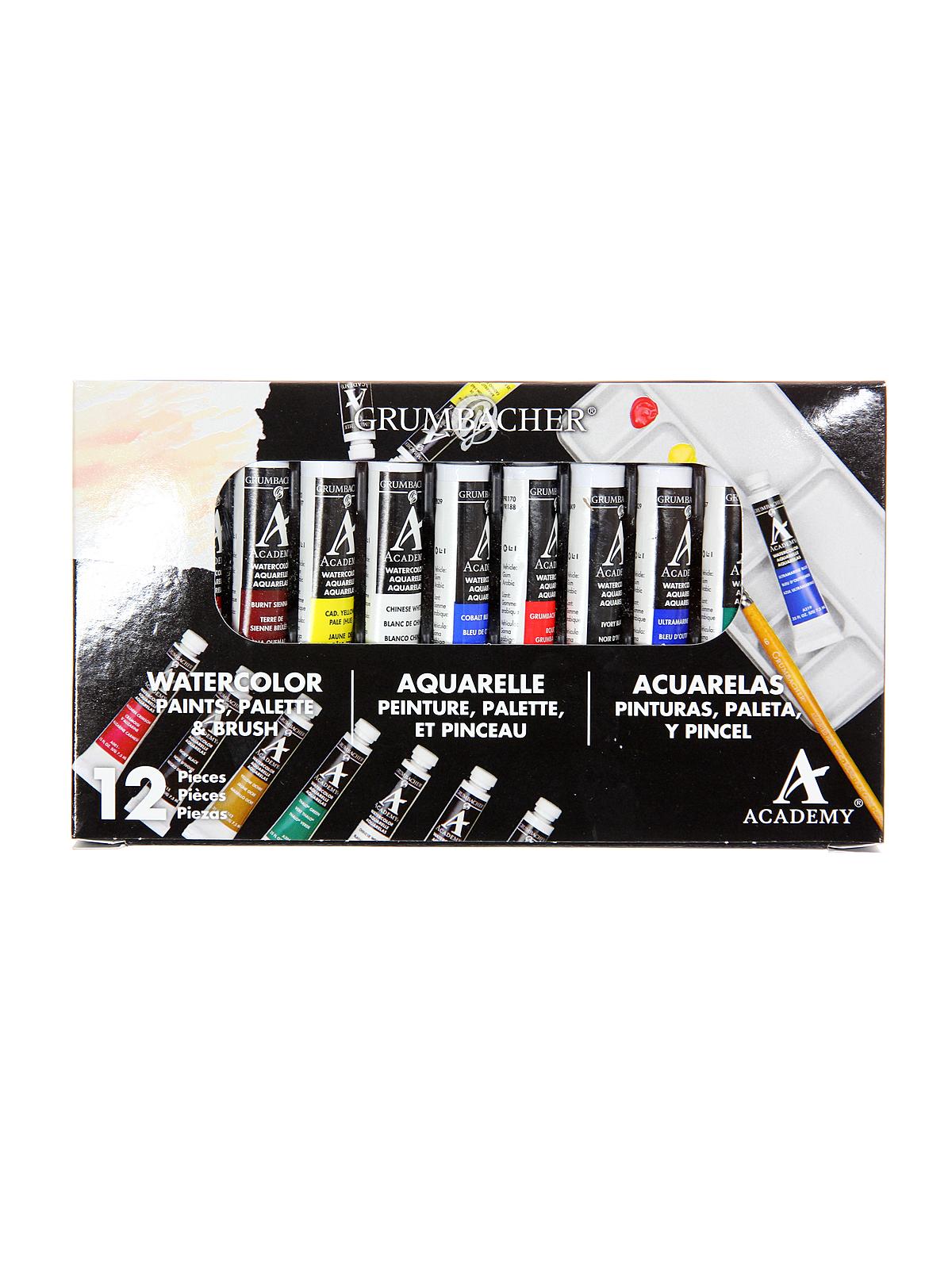 Academy  Basic Tube Watercolor Sets set of 10