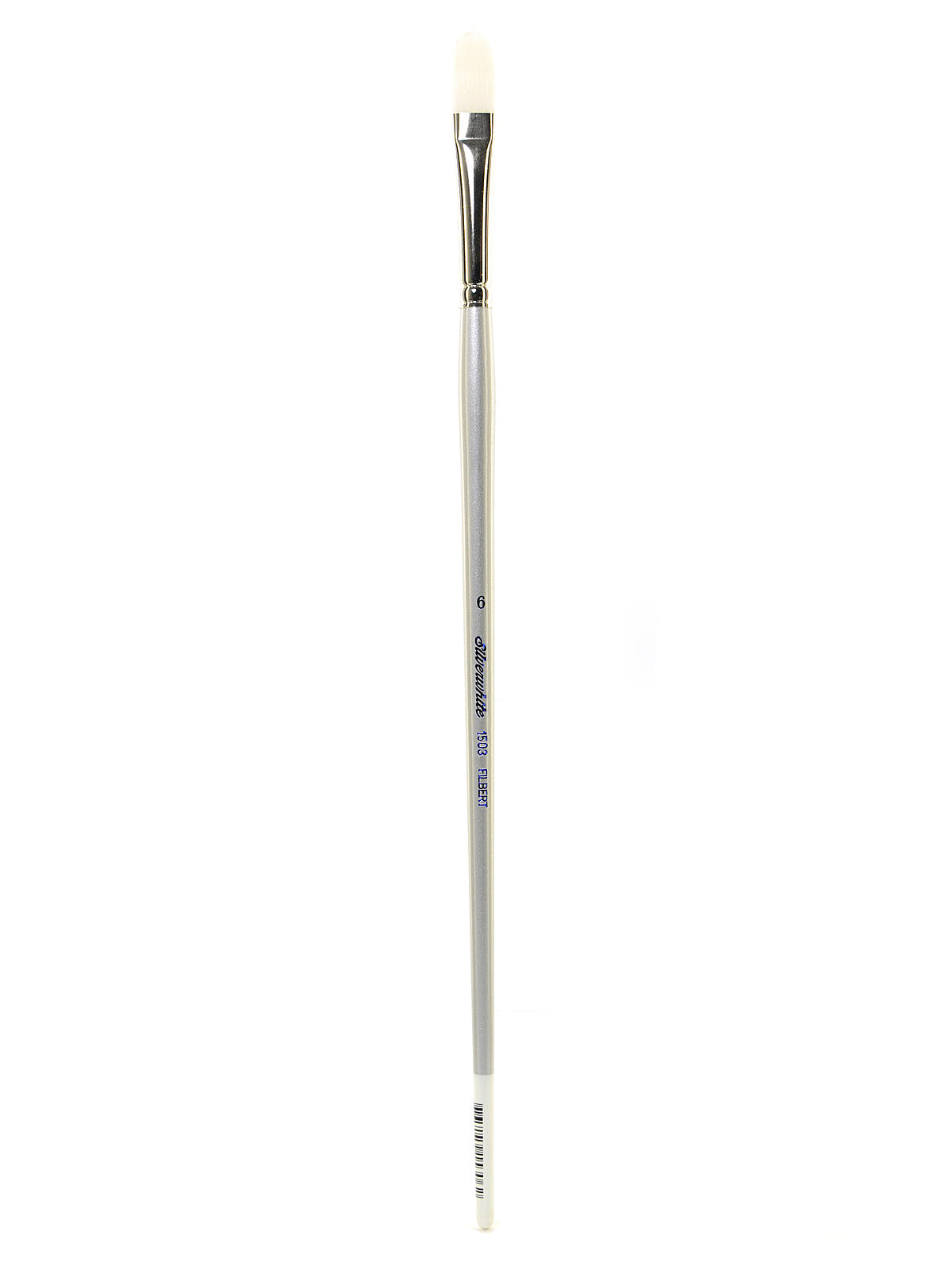 Silverwhite Series Synthetic Brushes Long Handle 6 filbert