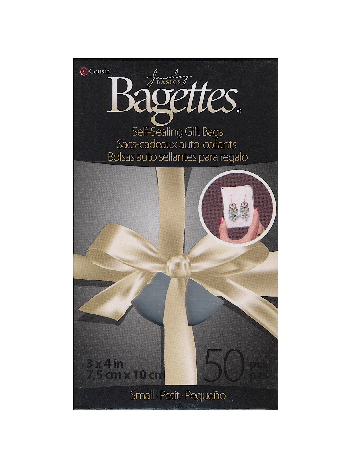 Bagettes Gift Bags 3 In. X 4 In. Box Of 50
