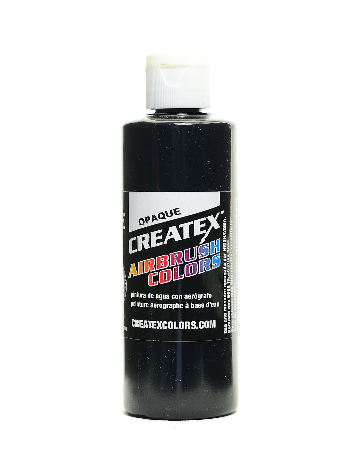 Airbrush Colors opaque black 4 oz.
