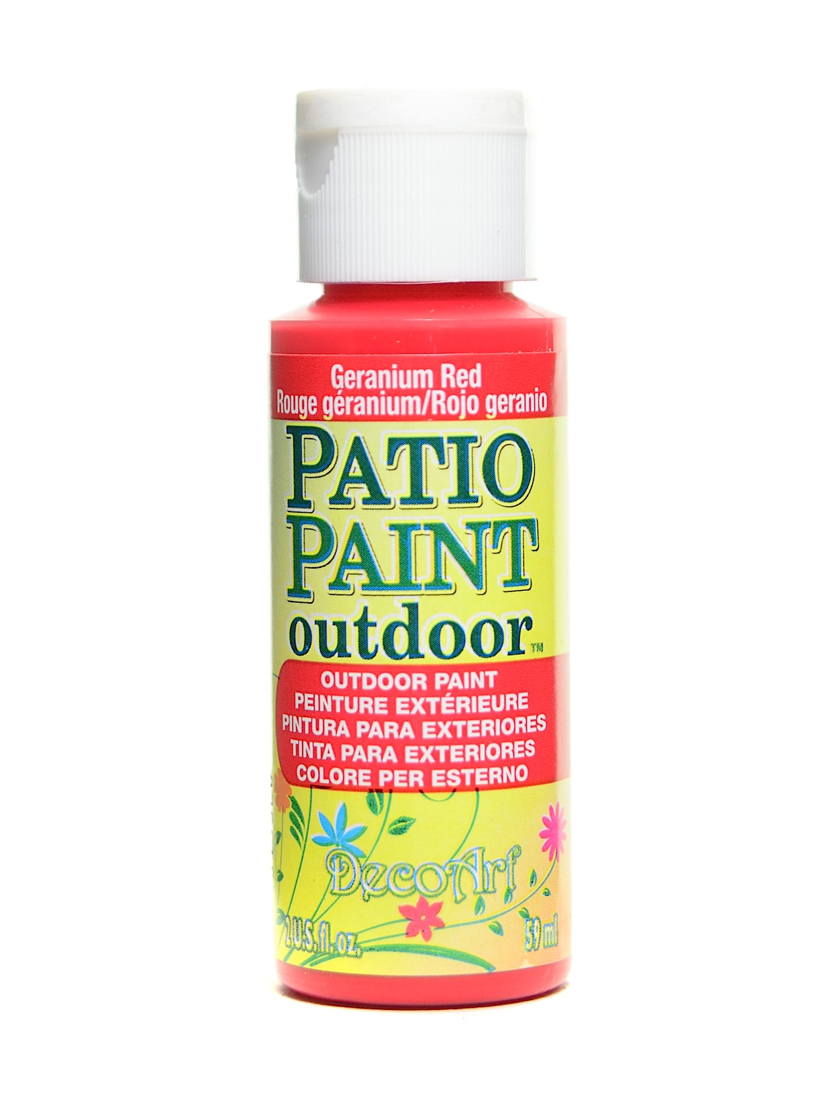 Patio Paint geranium red 2 oz.