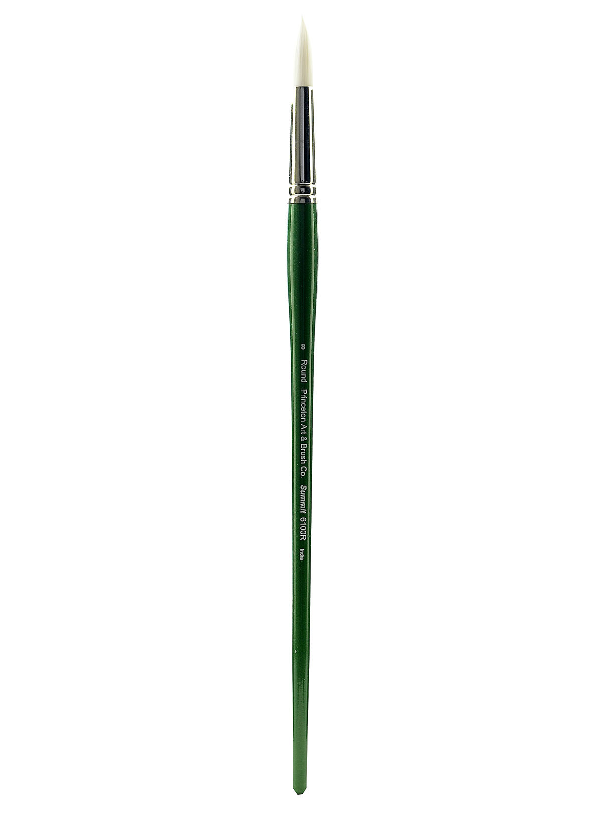 Series 6100 Summit White Synthetic Long Handle Brushes 8 round