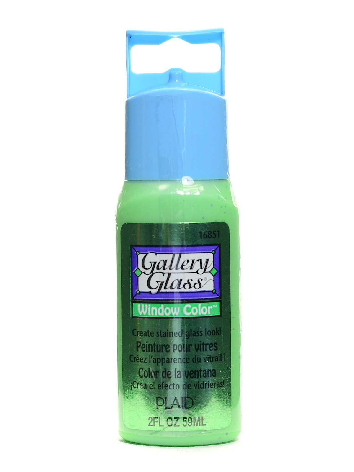 Gallery Glass Window Color shimmer green 2 oz.