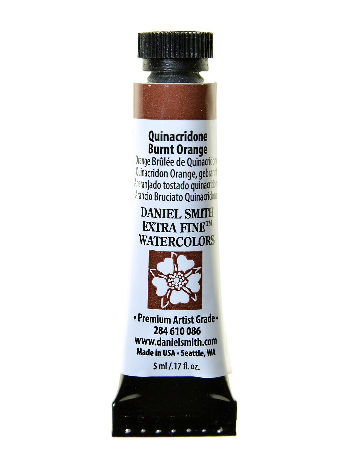 Extra Fine Watercolors quinacridone burnt orange 5 ml
