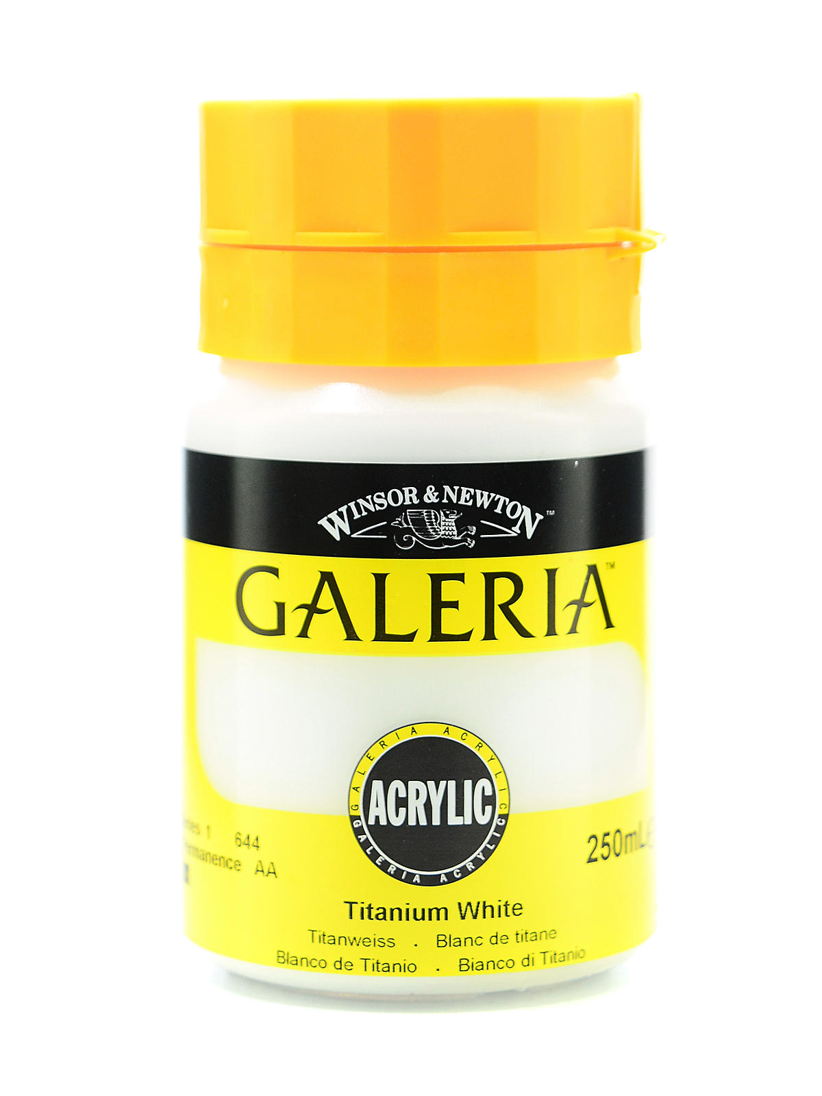 Galeria Flow Formula Acrylic Colours titanium white 250 ml 644