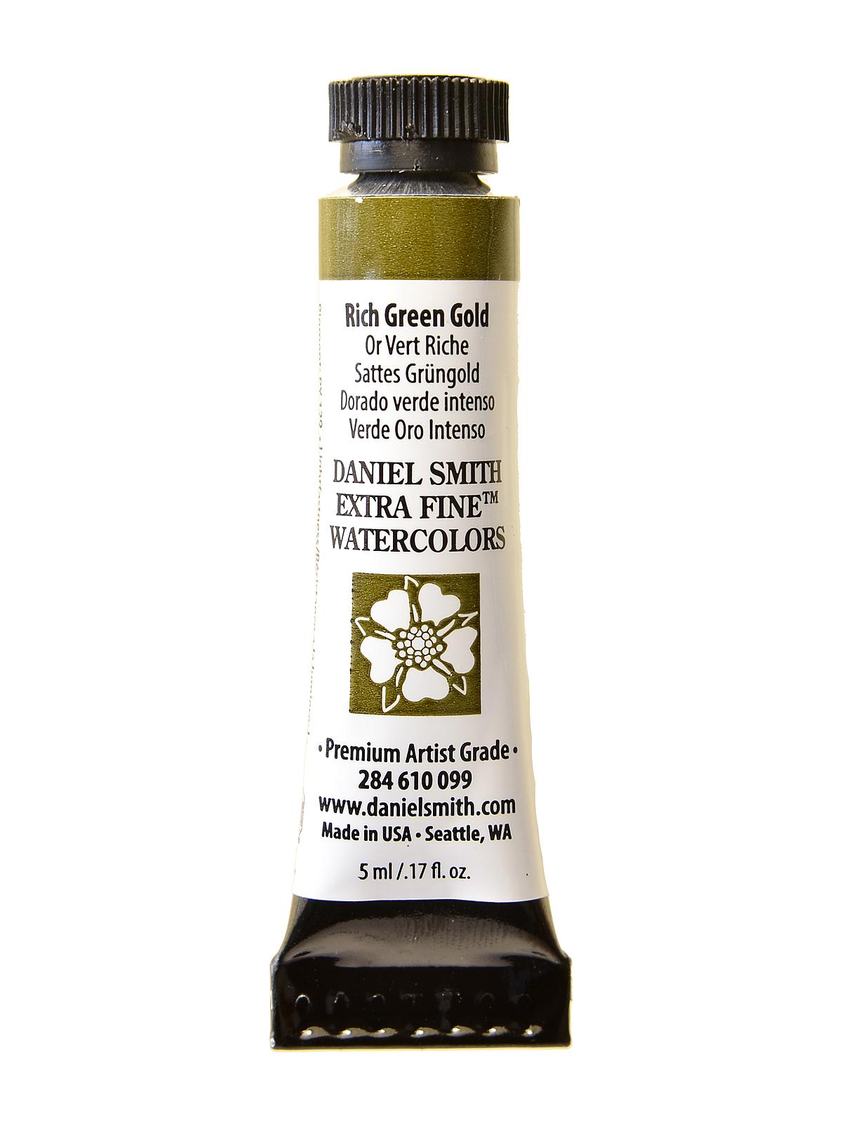 Extra Fine Watercolors rich green gold 5 ml