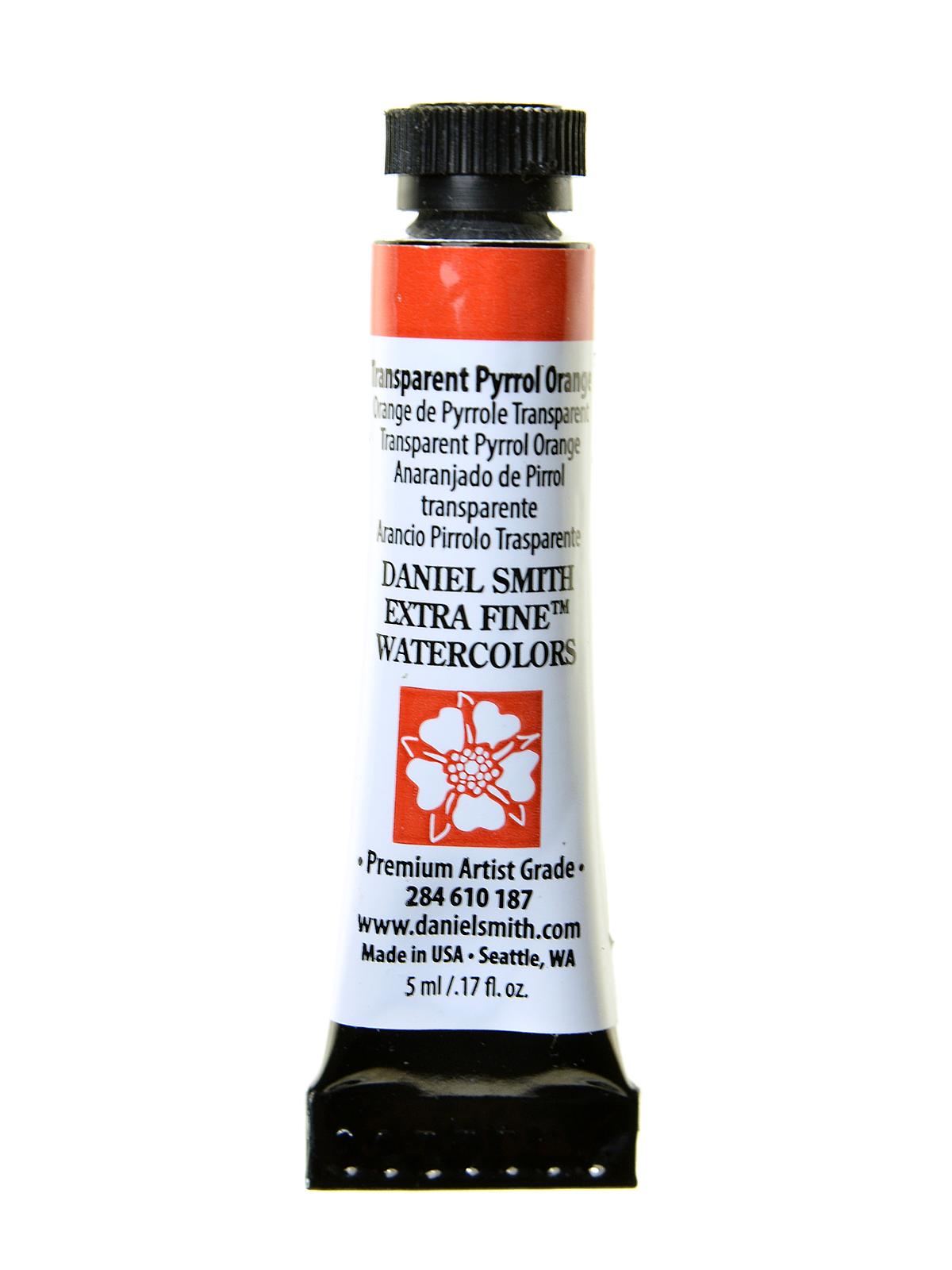 Extra Fine Watercolors transparent pyrrol orange 5 ml