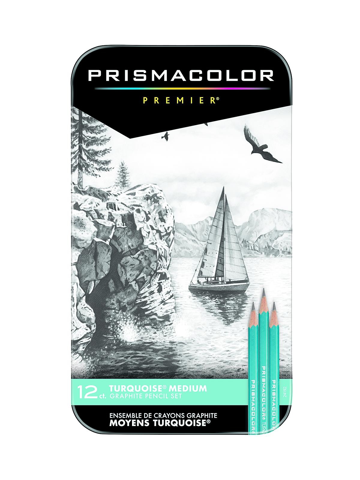 Turquoise Pencil Sets sketch set of 12