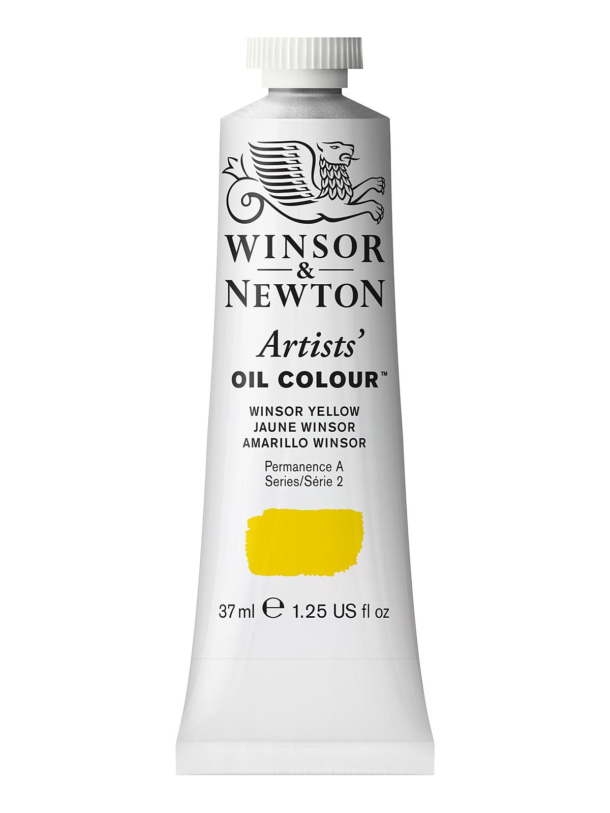 Artists' Oil Colours Winsor yellow 730 37 ml