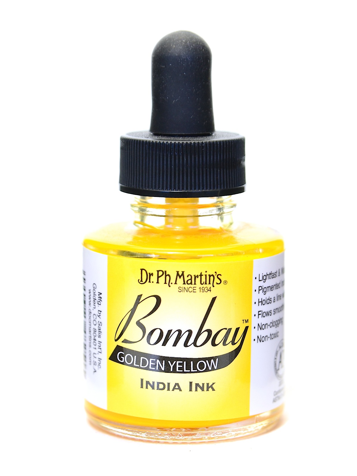 Bombay India Ink 1 Oz. Golden Yellow