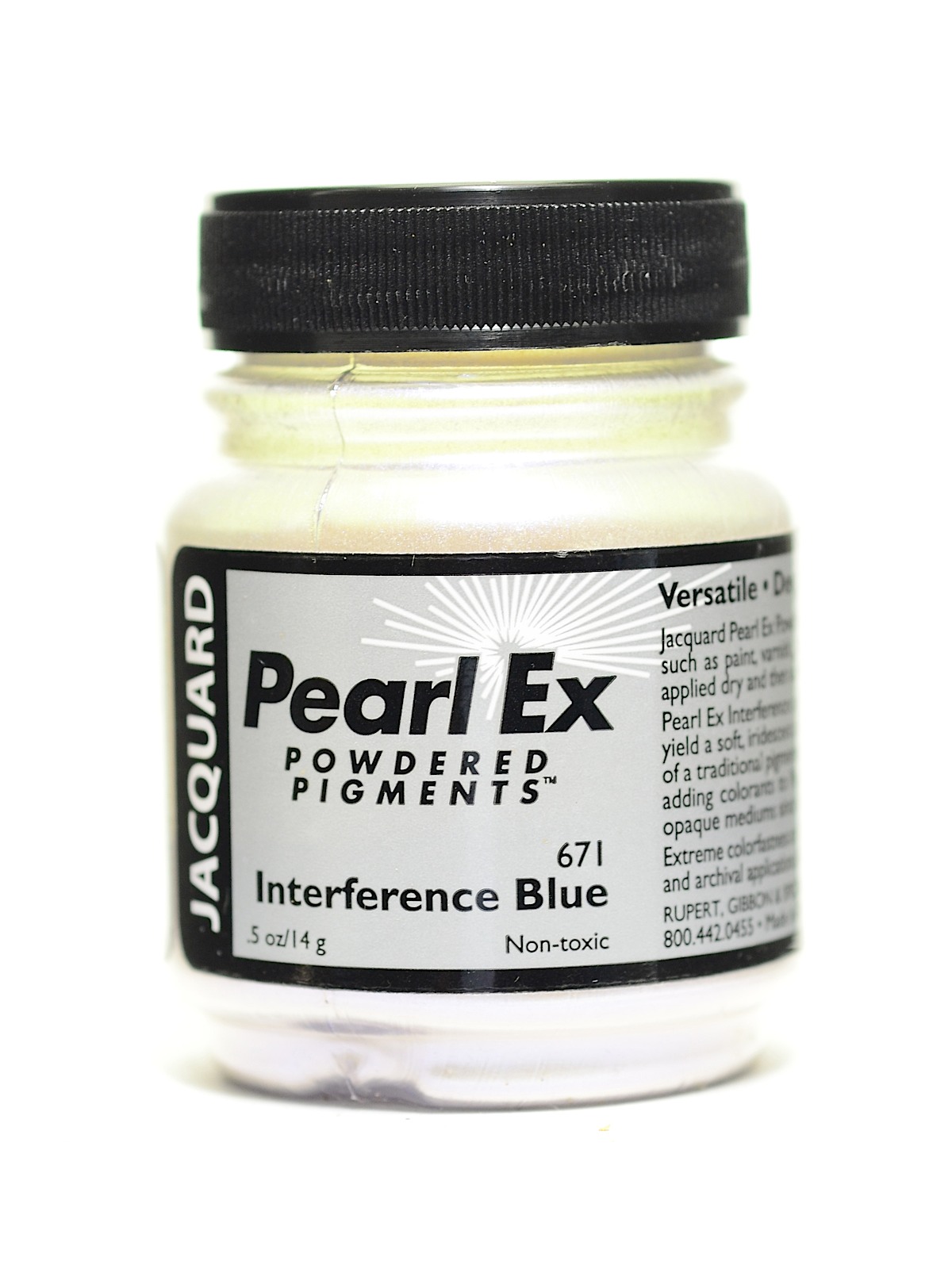 Pearl Ex Powdered Pigments Interference Blue 0.50 Oz.