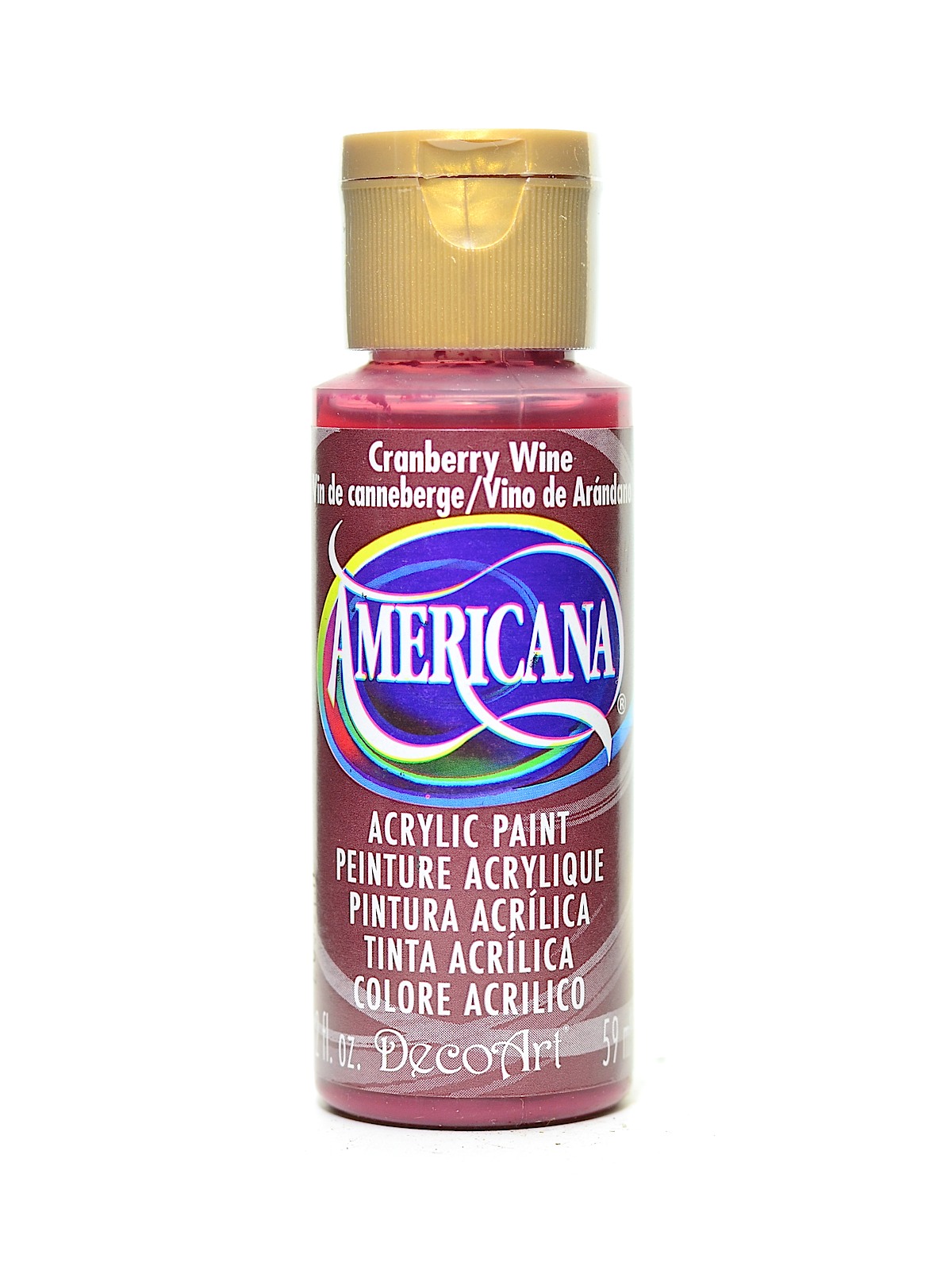 Americana Acrylic Paints cranberry wine 2 oz.