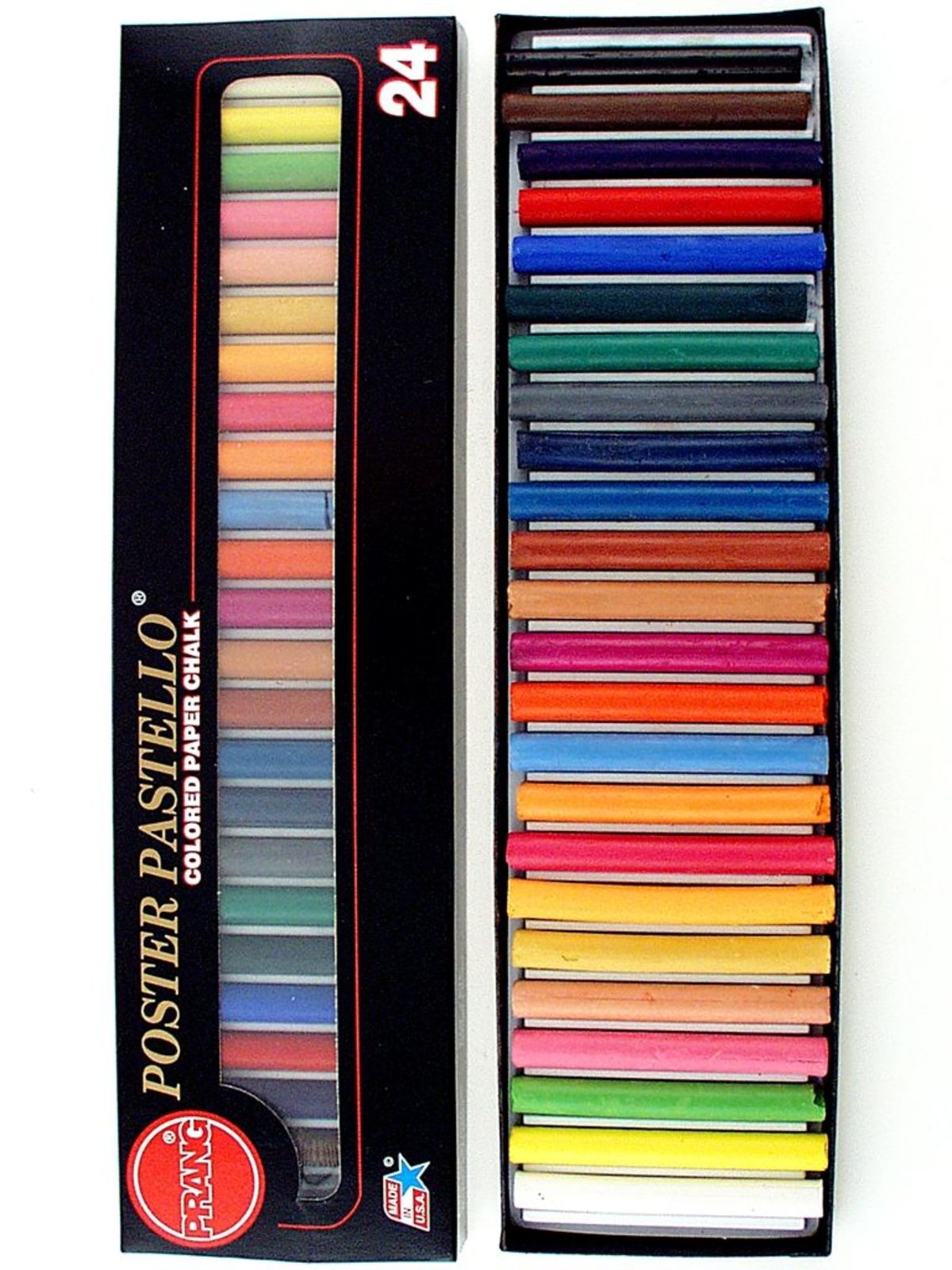 24-Color Poster Pastello Assortment set of 24